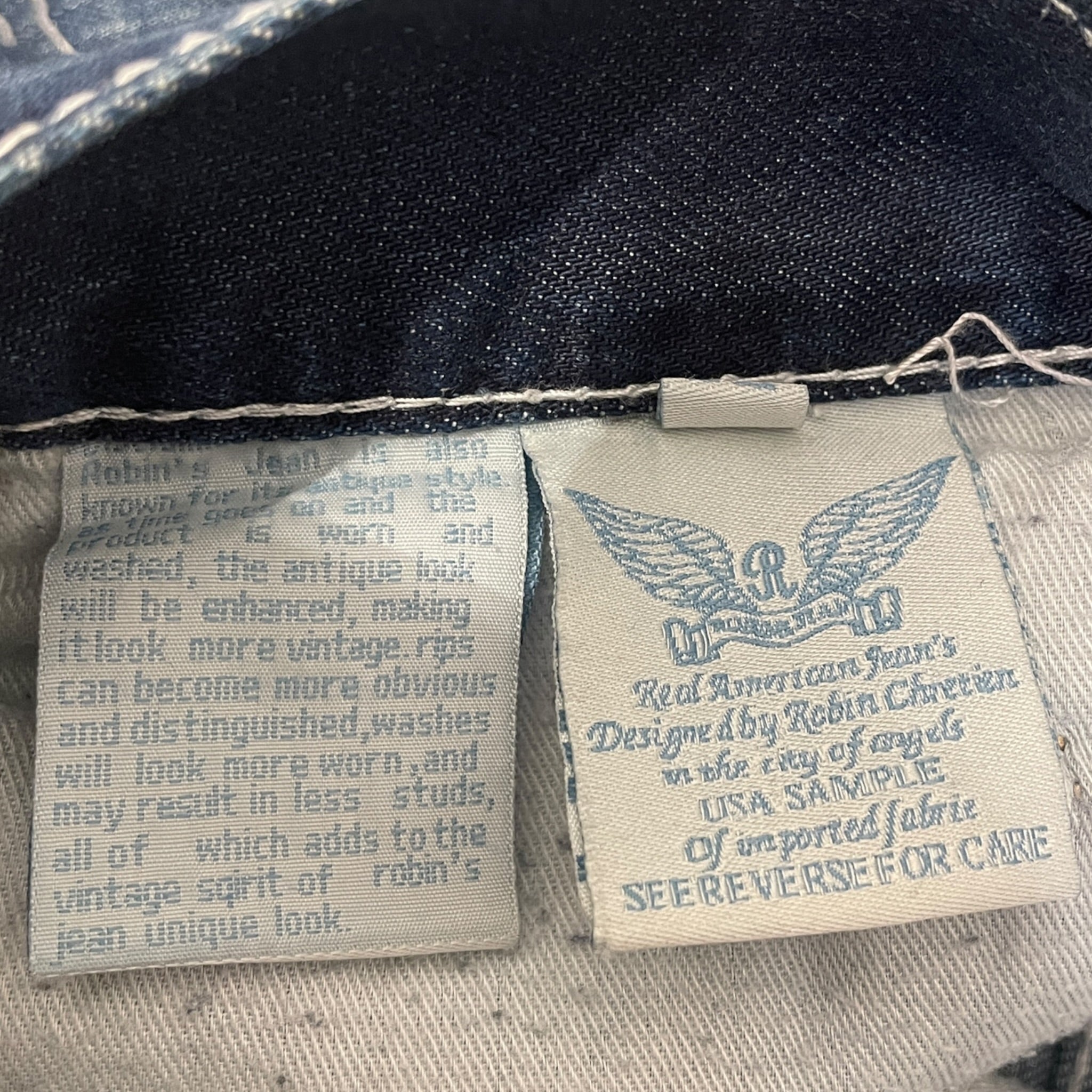 ROBIN'S JEAN/Pants/32/Denim/BLU/ROBINS JEANS STUDDED BACK view 3