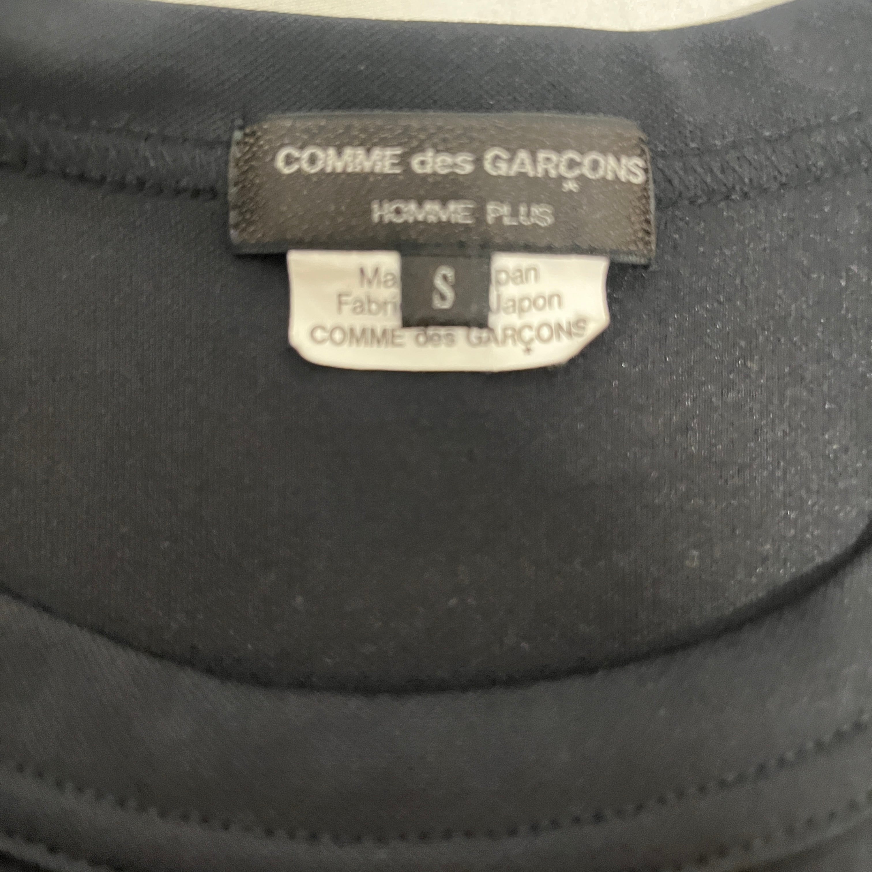 COMME des GARCONS HOMME PLUS/T-Shirt/S/Polyester/BLK/EMBROIDERED ROSE PI-T029 view 3