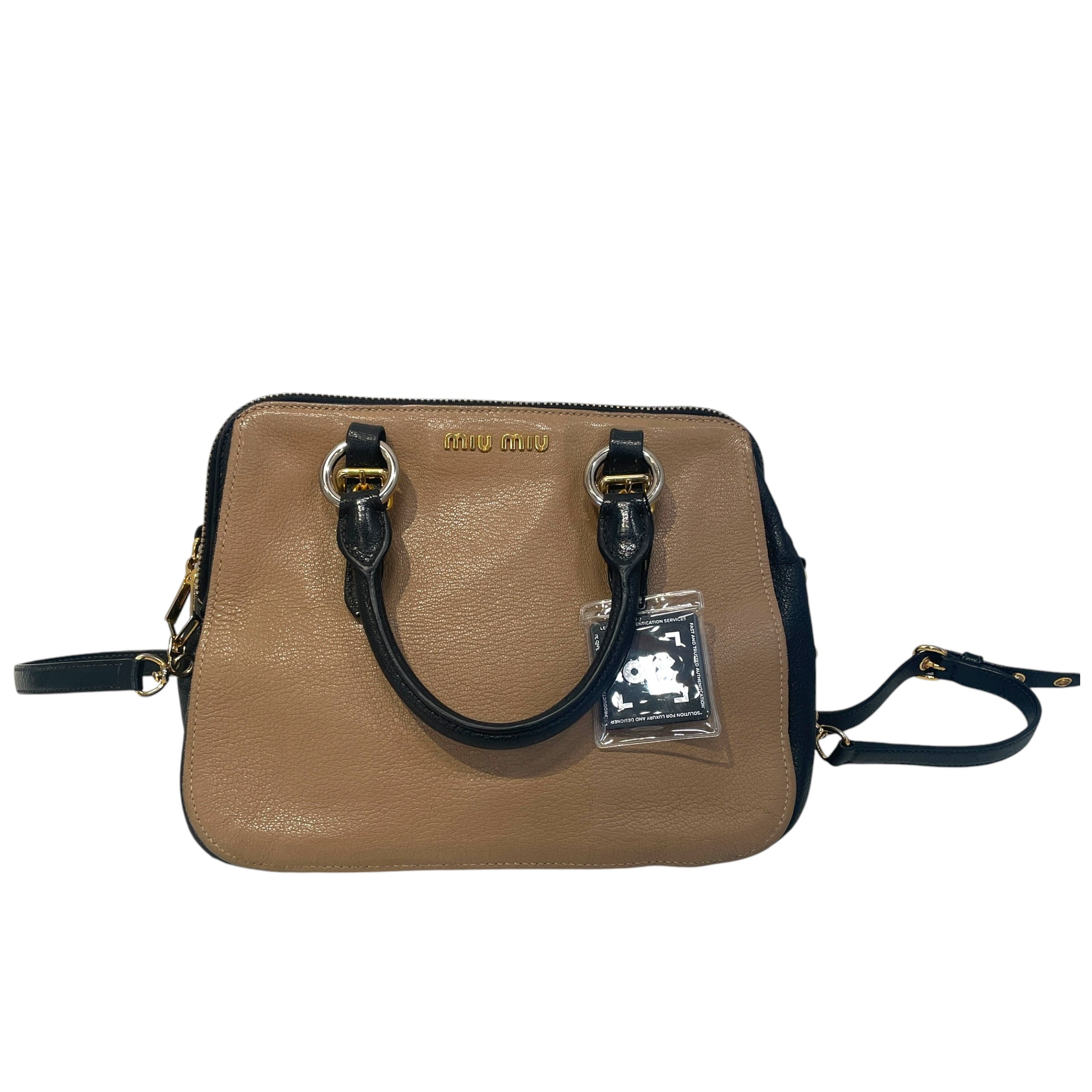 MIU MIU/Bag/Leather/BRW/Madras Bowler BAg view 1