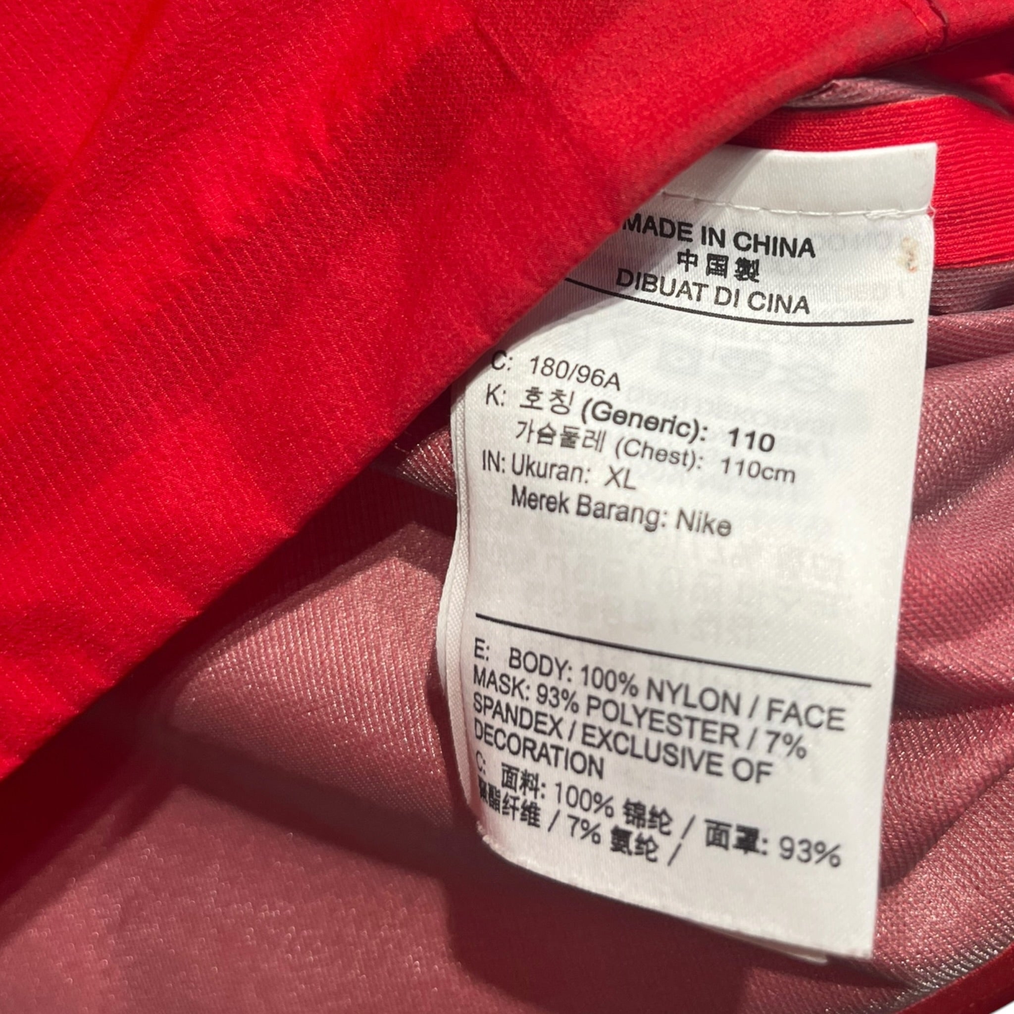 NIKE/Jacket/XL/Nylon/RED/All Over Print/ view 3