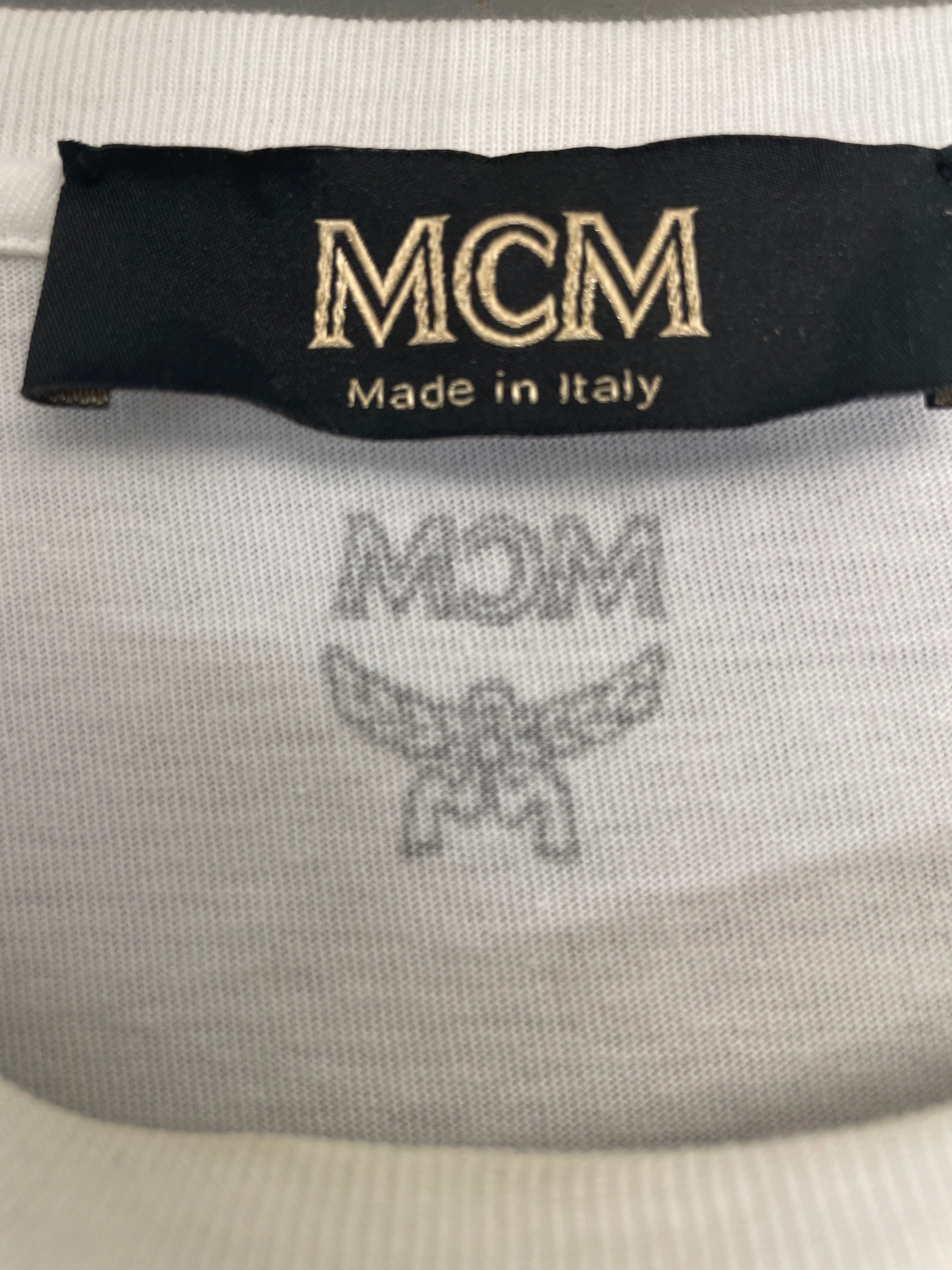 MCM/T-Shirt/S/Cotton/WHT/CAMO LION view 3
