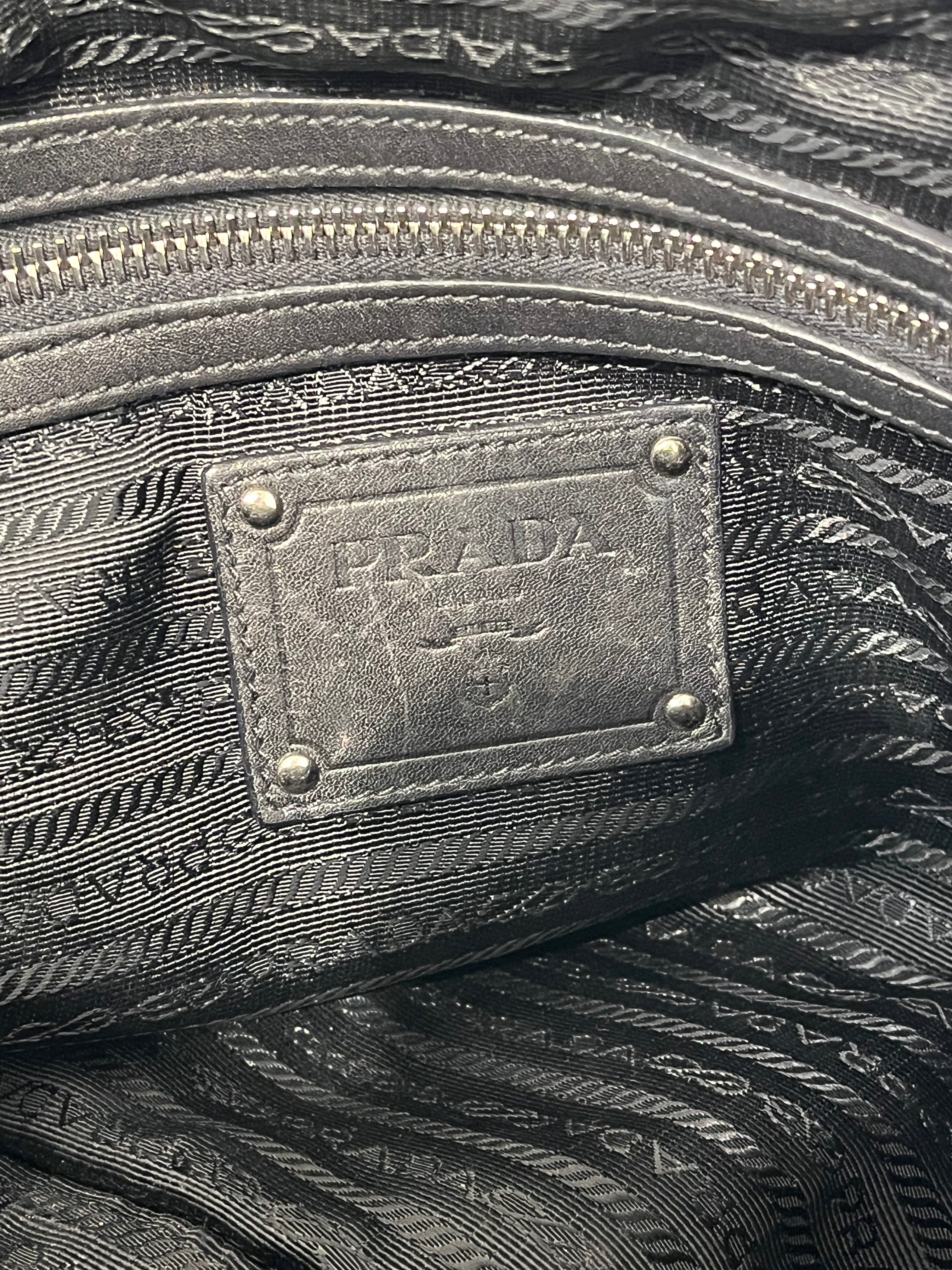 PRADA/Bag/Leather/BLK/LEATHER BOWLER BAG view 5