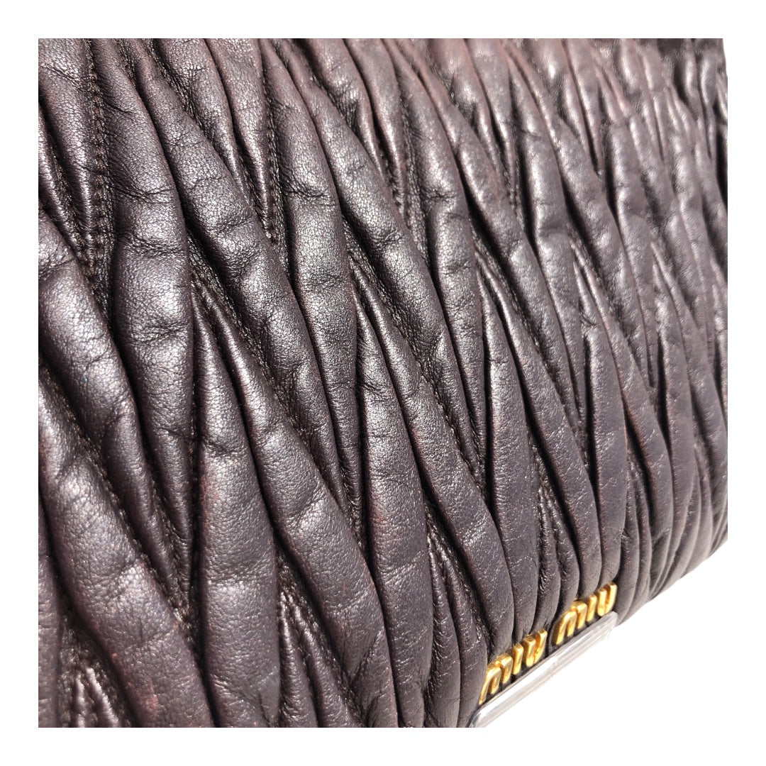 MIU MIU/Clutch Bag/PPL/gold hardware purple clutch view 6