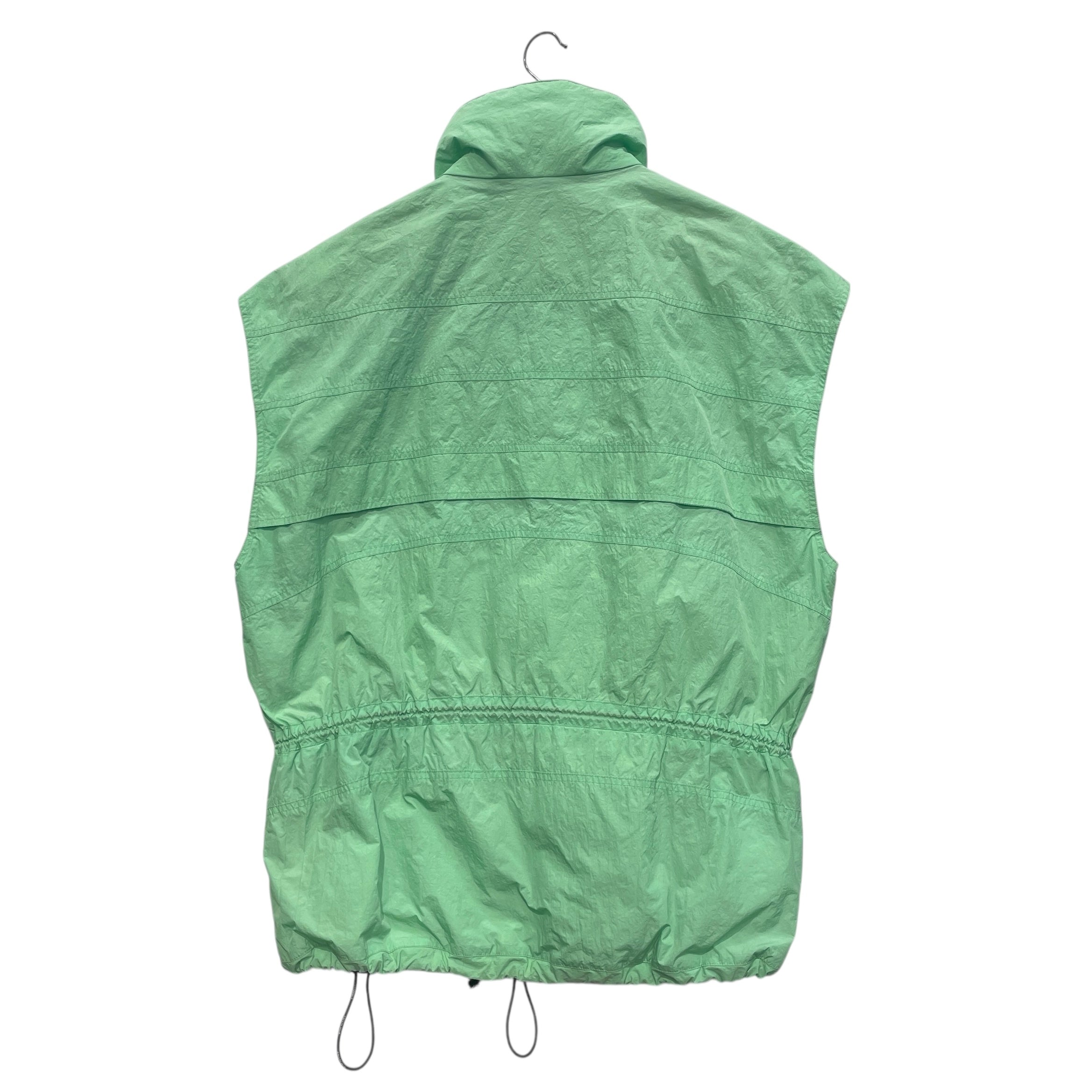BALENCIAGA/Nylon Vest/48/Nylon/GRN/Utility/NEON GRN DETACHABLE POCKET view 2
