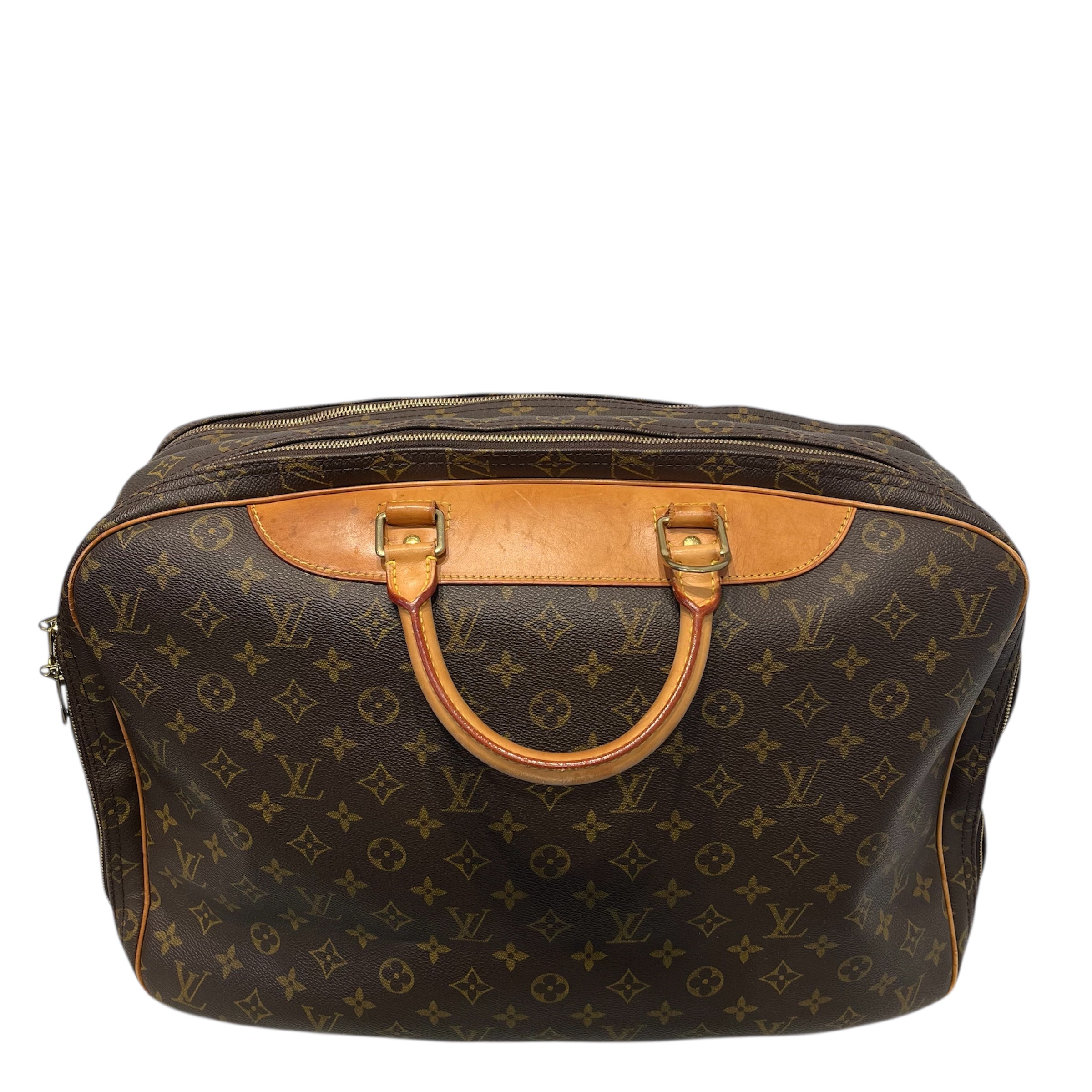 LOUIS VUITTON/Bag/Monogram/Leather/BRW/travel bag view 2