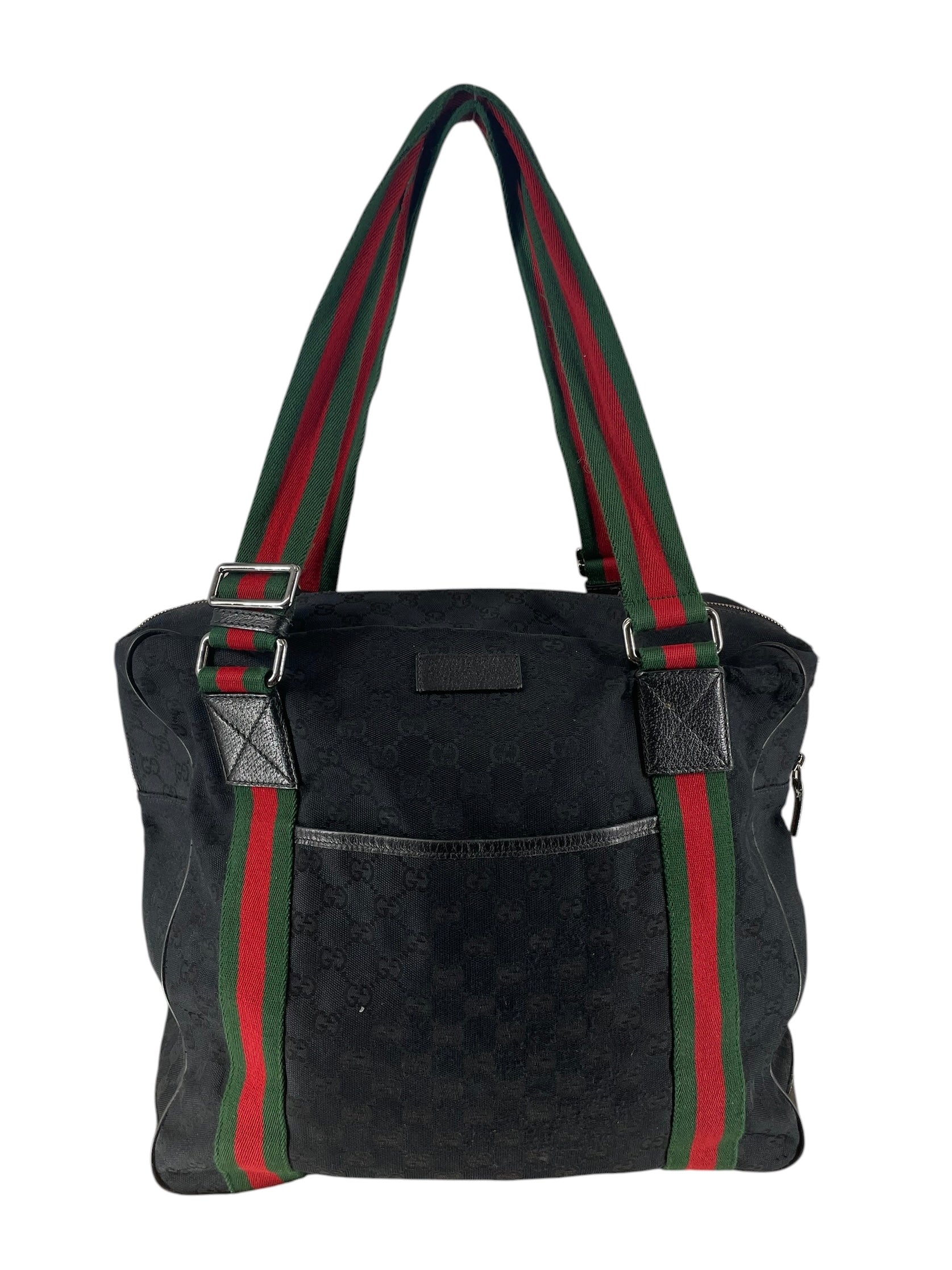 GUCCI/Hand Bag/Monogram/BLK/268174 493492 view 1