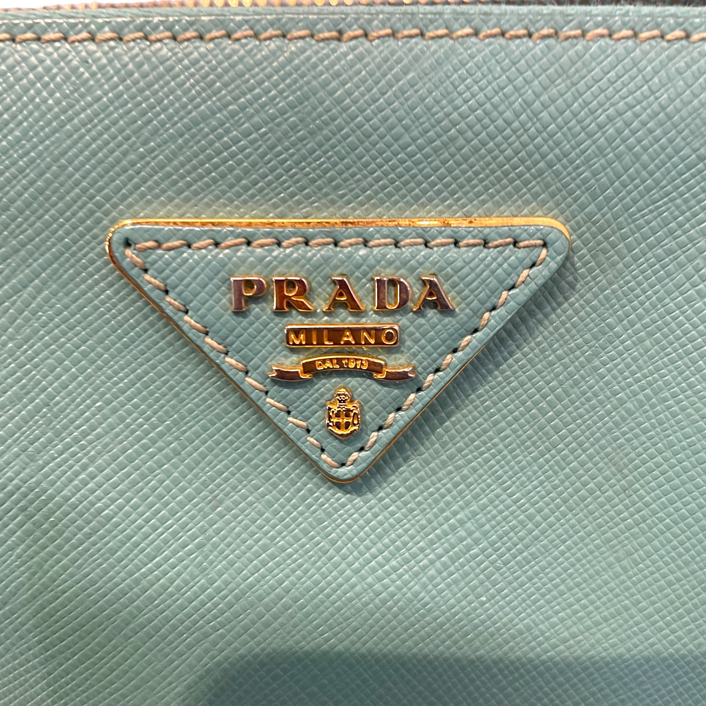 PRADA/Bag/Leather/GRN/SAfiano Leather tote view 3