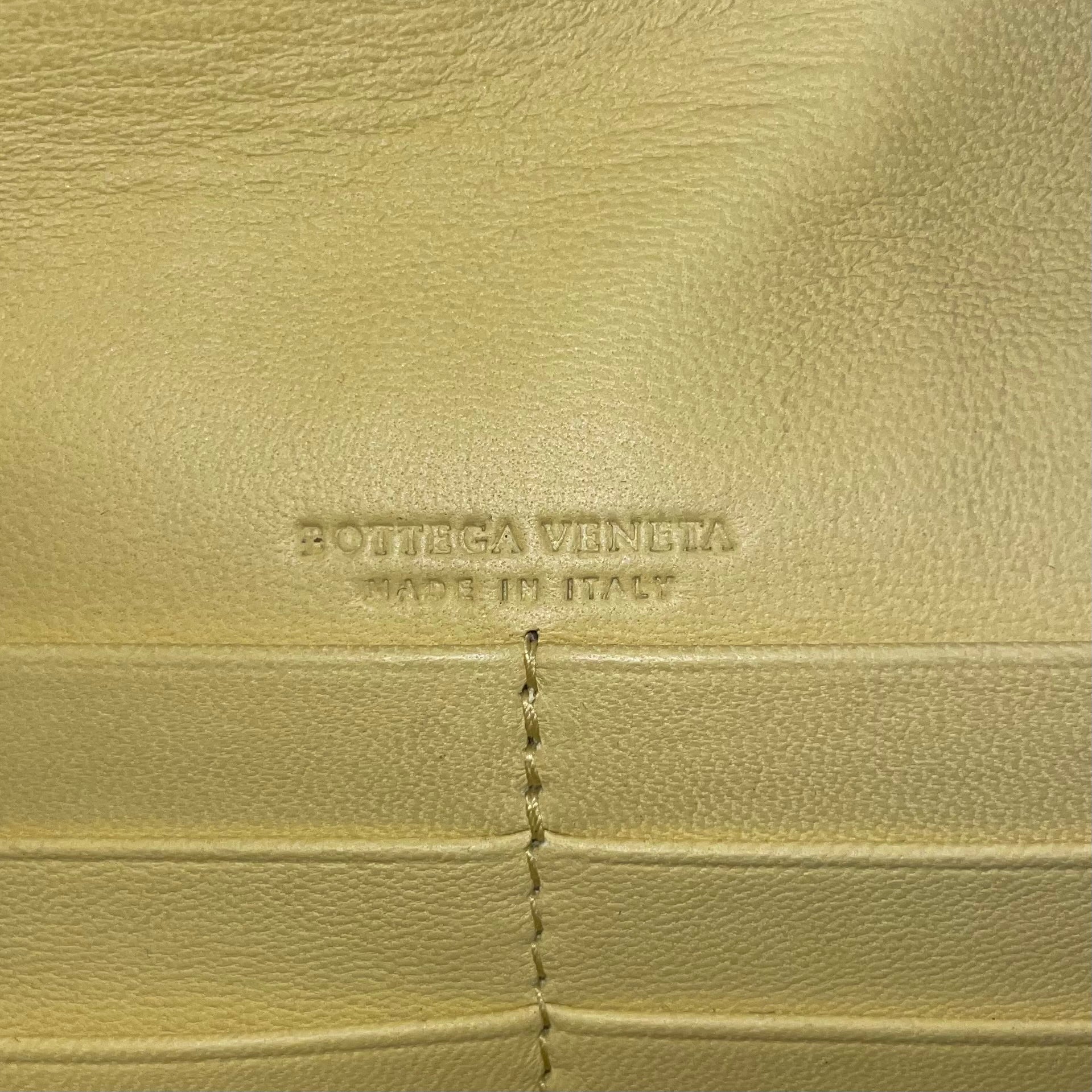 BOTTEGA VENETA/Cross Body Bag/Leather/YEL/NAPA INTRECCIATO/CROSSBODY view 3