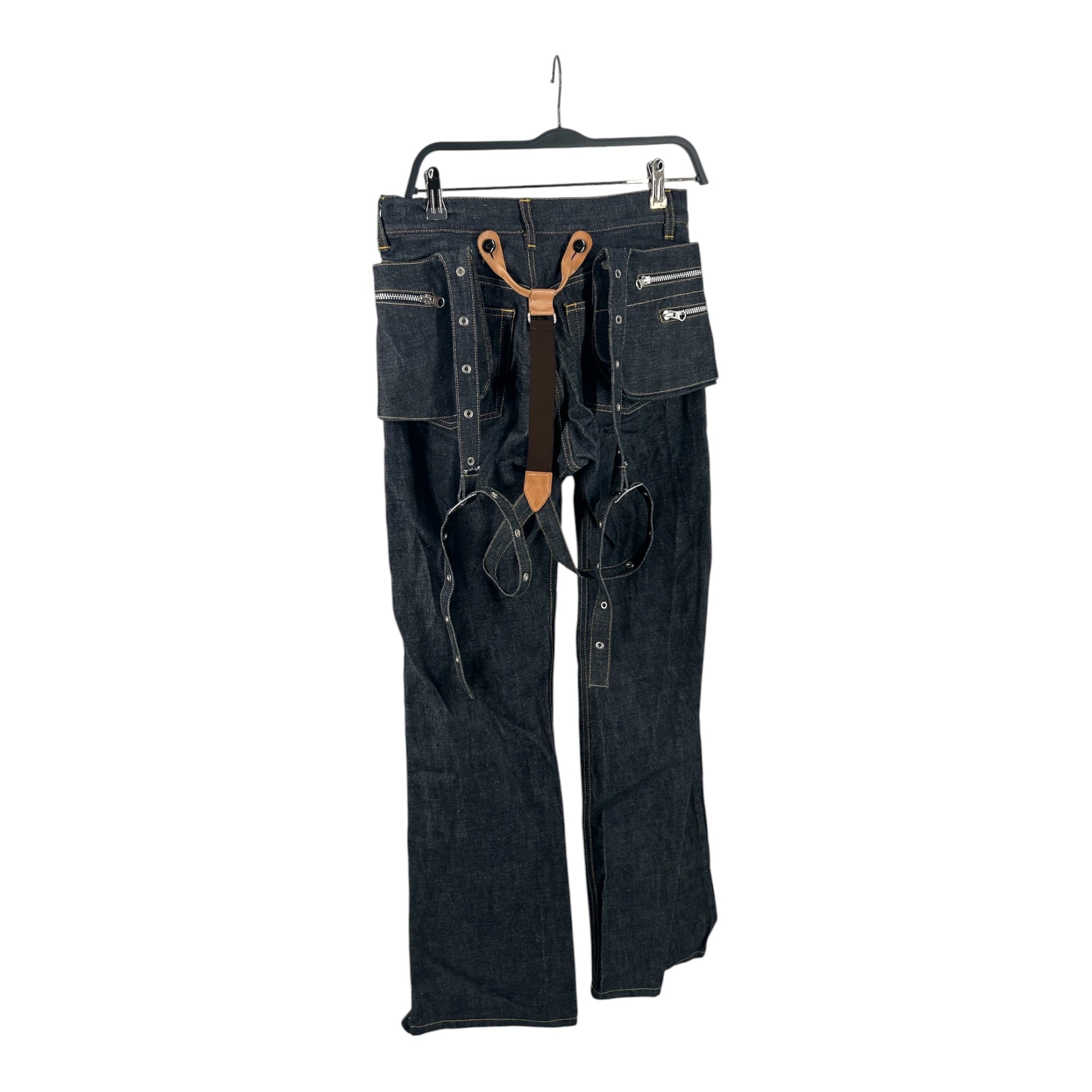 ozone community/Straight Pants/Denim/IDG/SELVEDGE CARPENTER BELT COMBO view 2