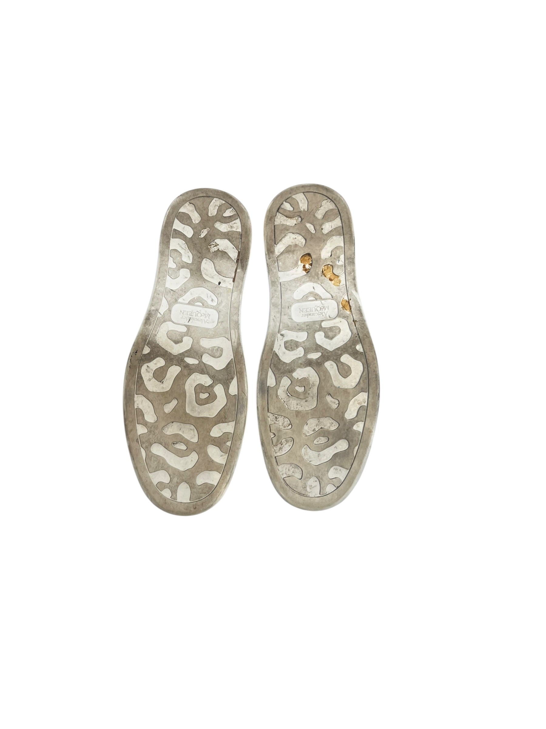 Alexander McQueen/Low-Sneakers/EU 42/All Over Print/WHT/BLK GRY CANAS PRINT view 4
