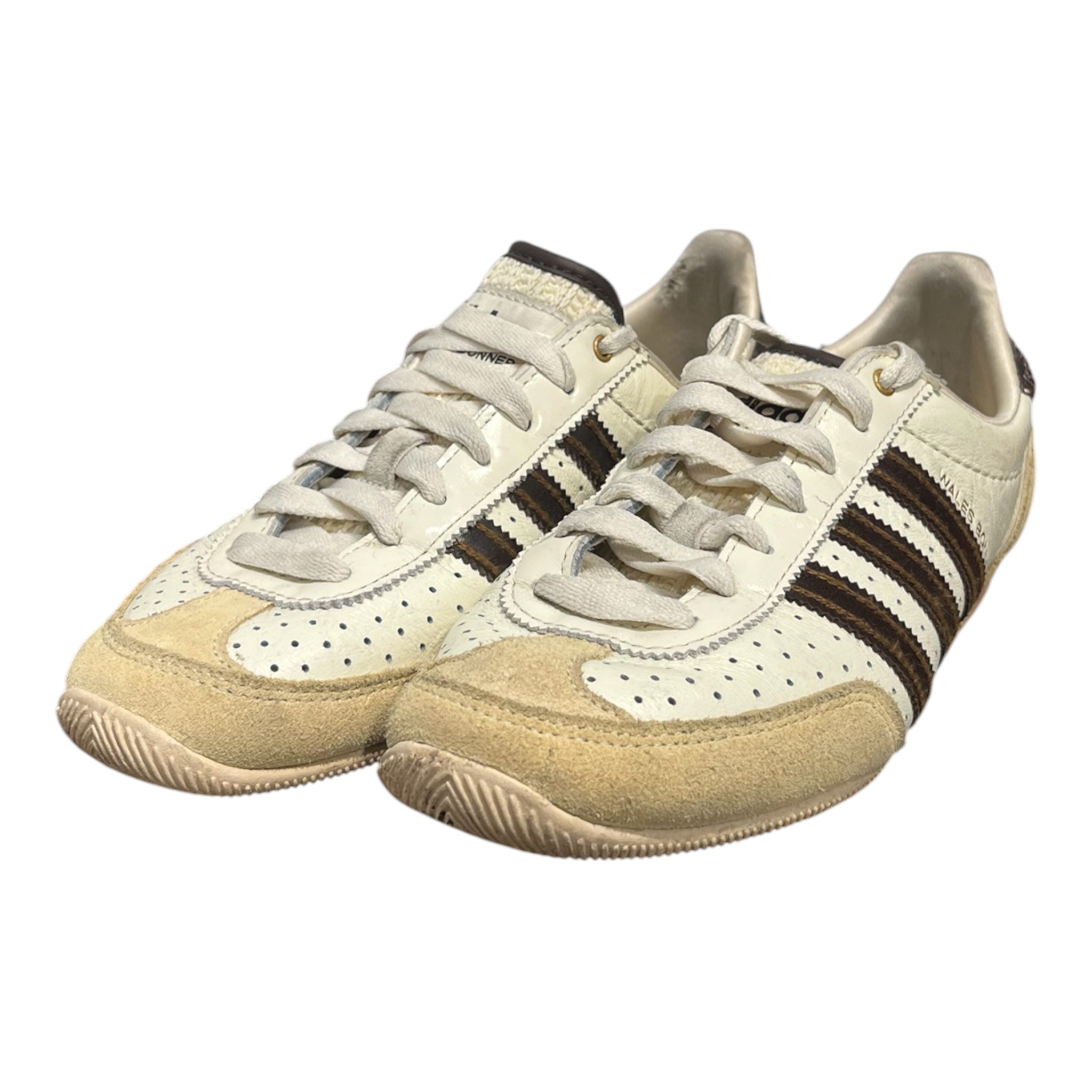 adidas/WALES BONNER/Low-Sneakers/US 5/Leather/CRM/JAPAN 'CRM WHT BRWN view 1