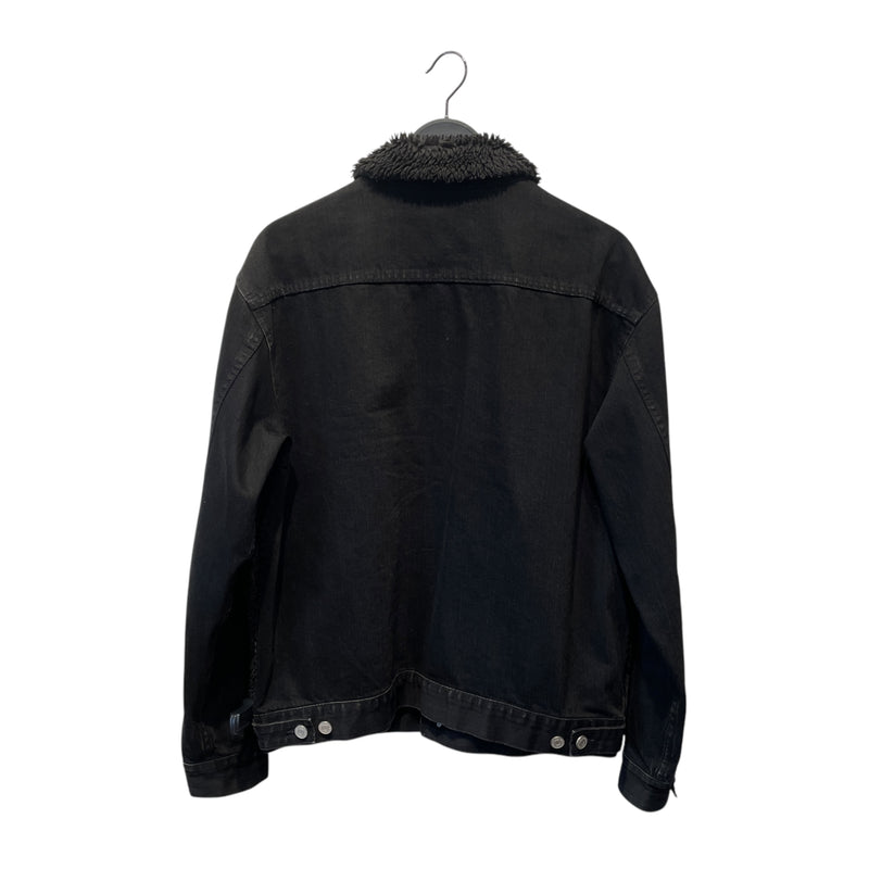 PALACE/Denim Jkt/L/Denim/BLK/Grizzly Denim