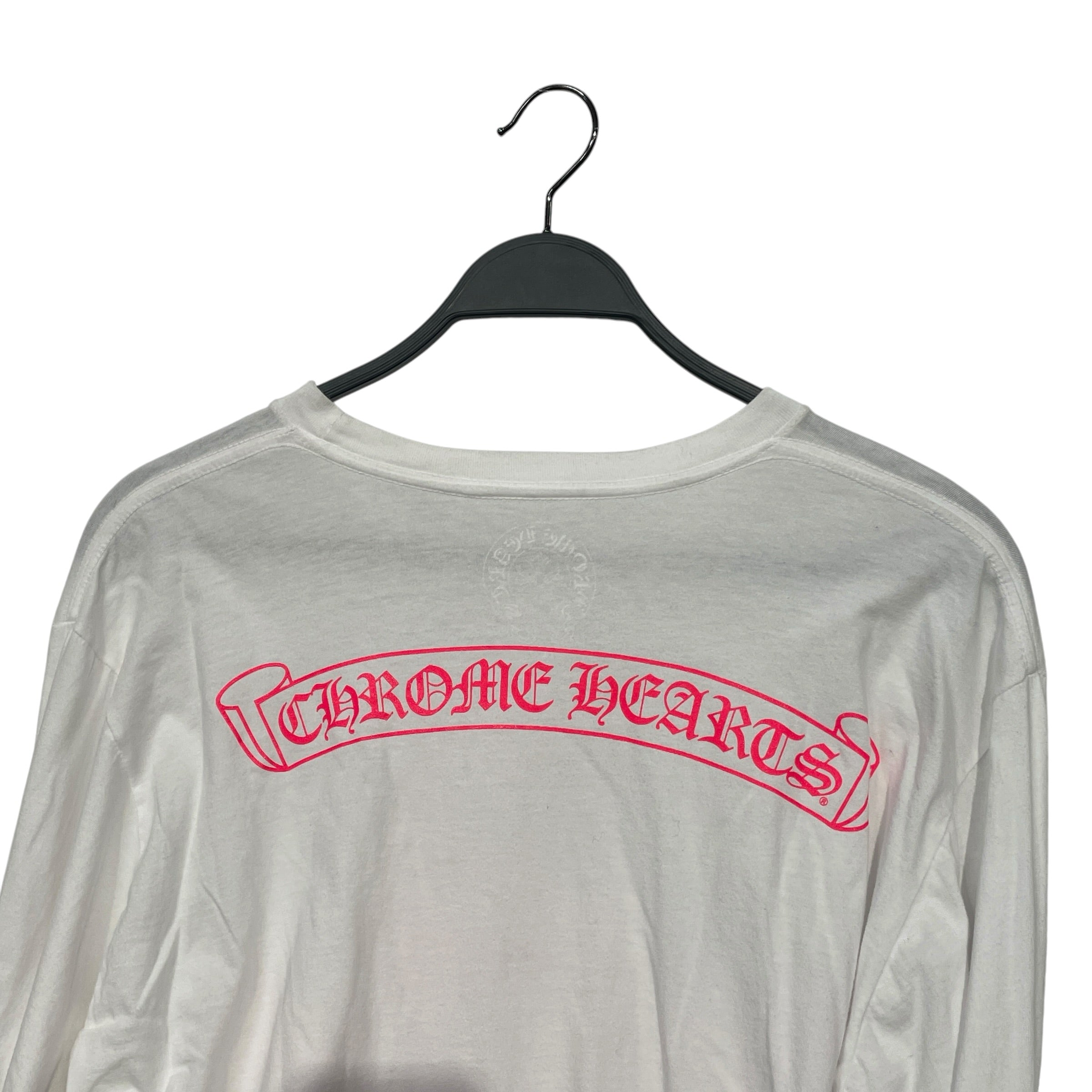 CHROME HEARTS/LS T-Shirt/L/Cotton/WHT/FOTI GRAPHIC view 4