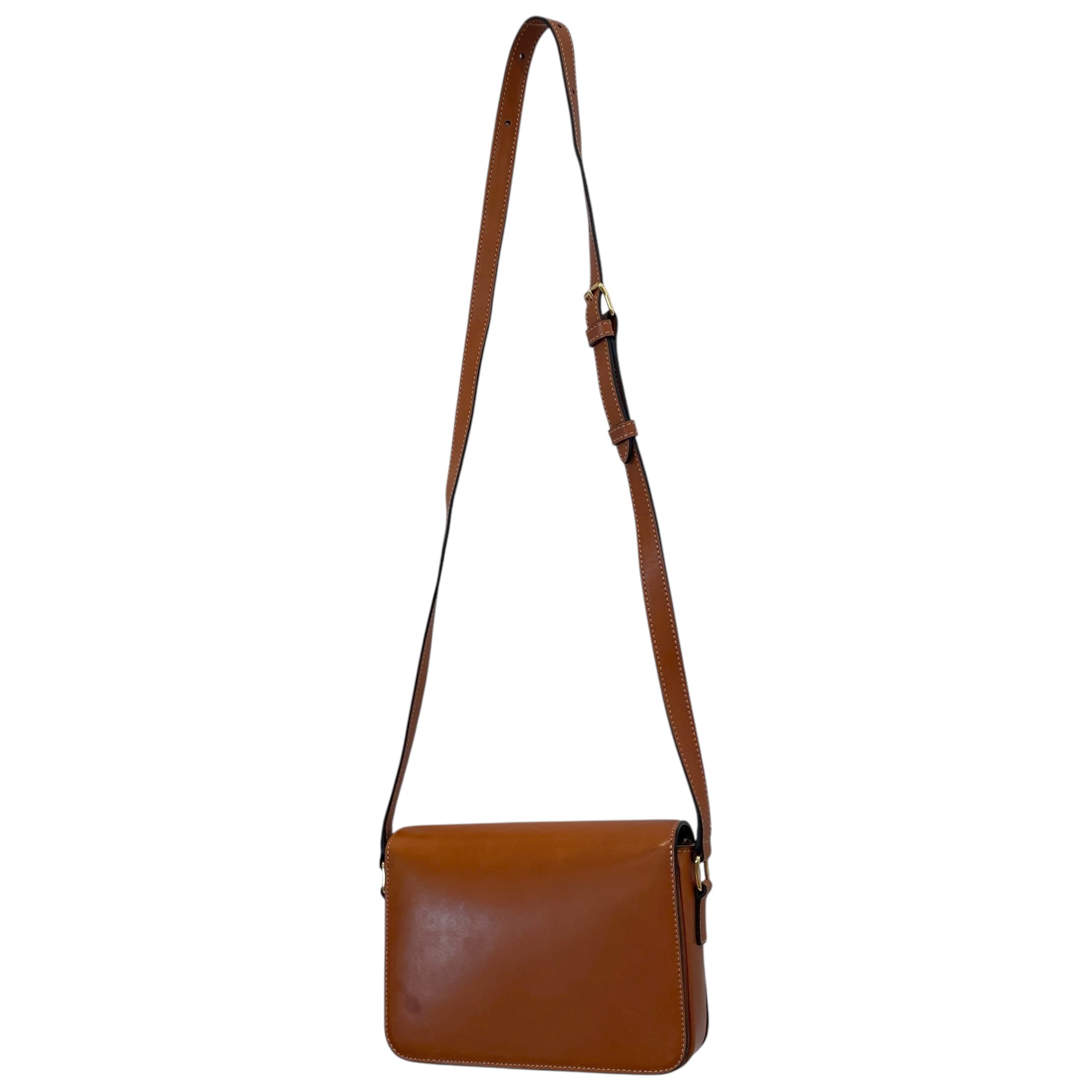 CELINE/Cross Body Bag/Leather/BRW/ view 2