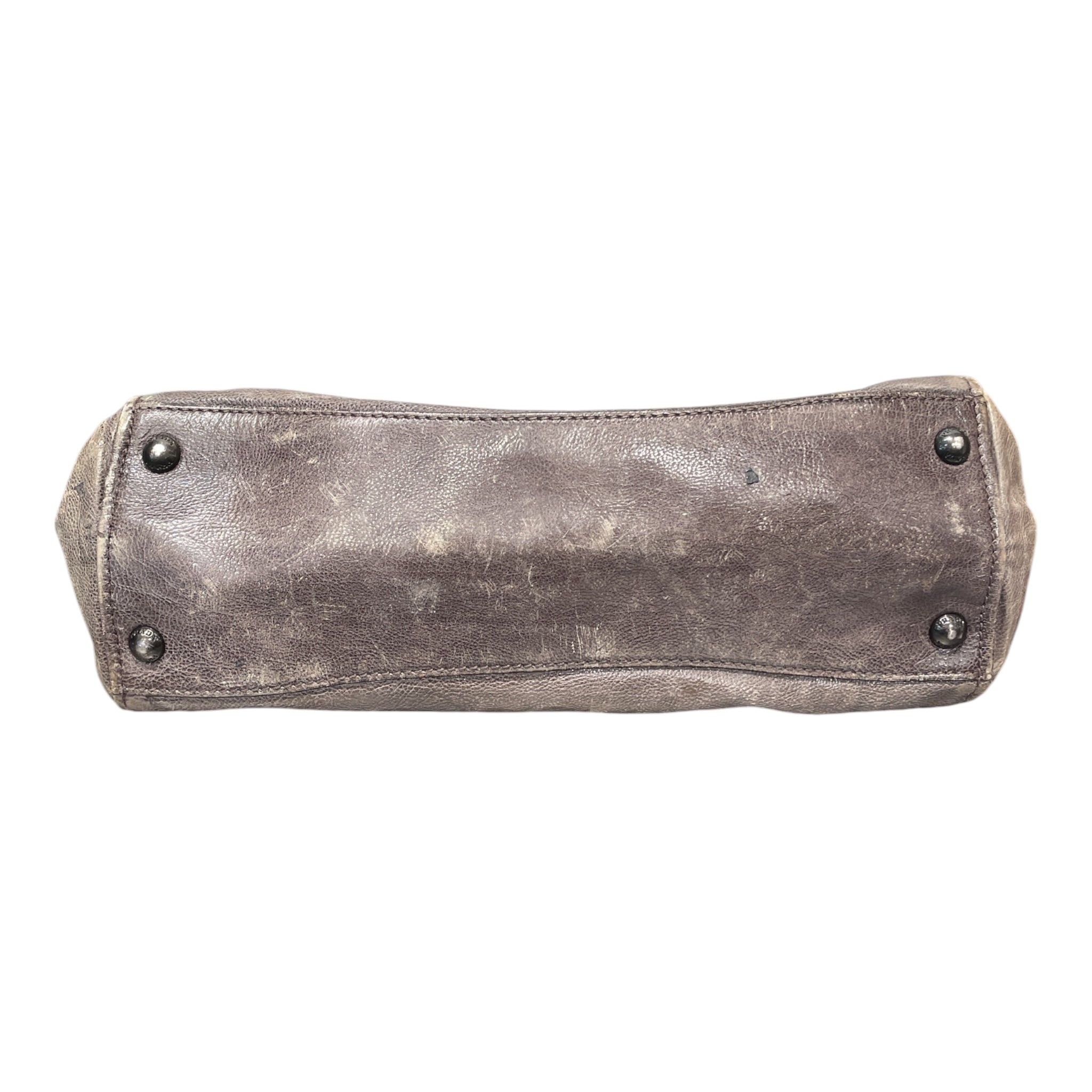 PRADA/Bag/Leather/GRY/GLACE CALF LEATHER OMBRE view 5
