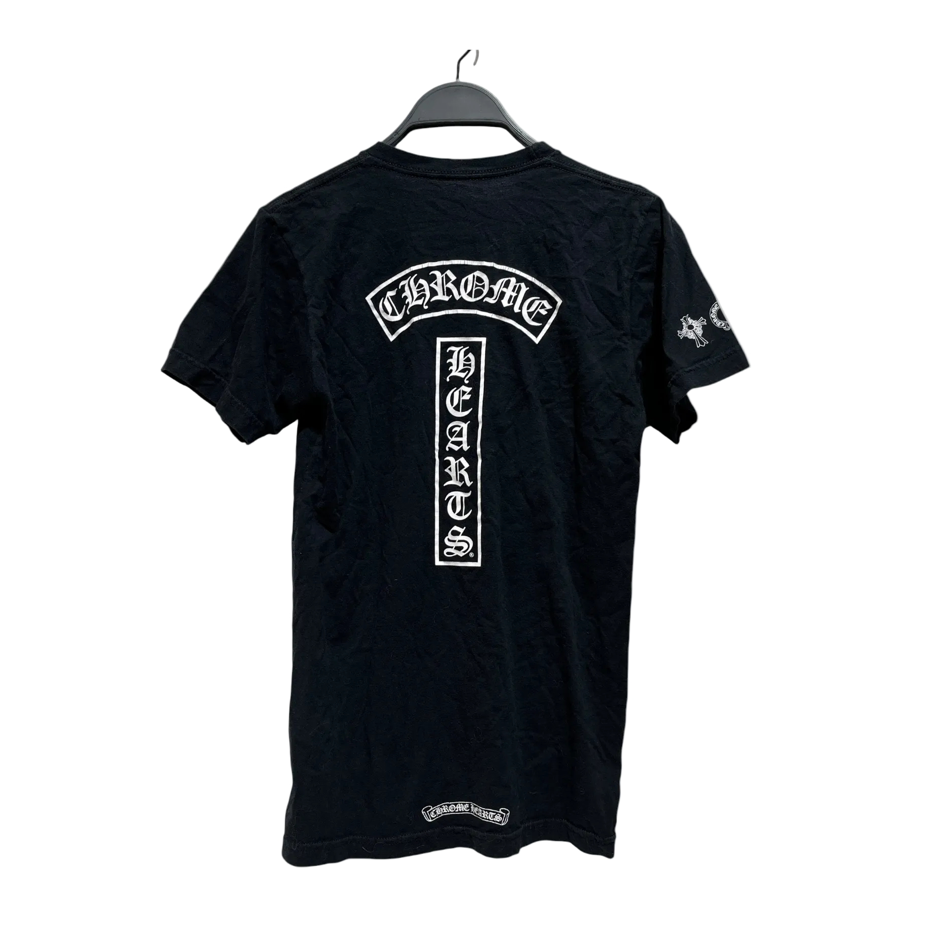 CHROME HEARTS/T-Shirt/M/Cotton/BLK/Horshoe Pocket Tee view 2