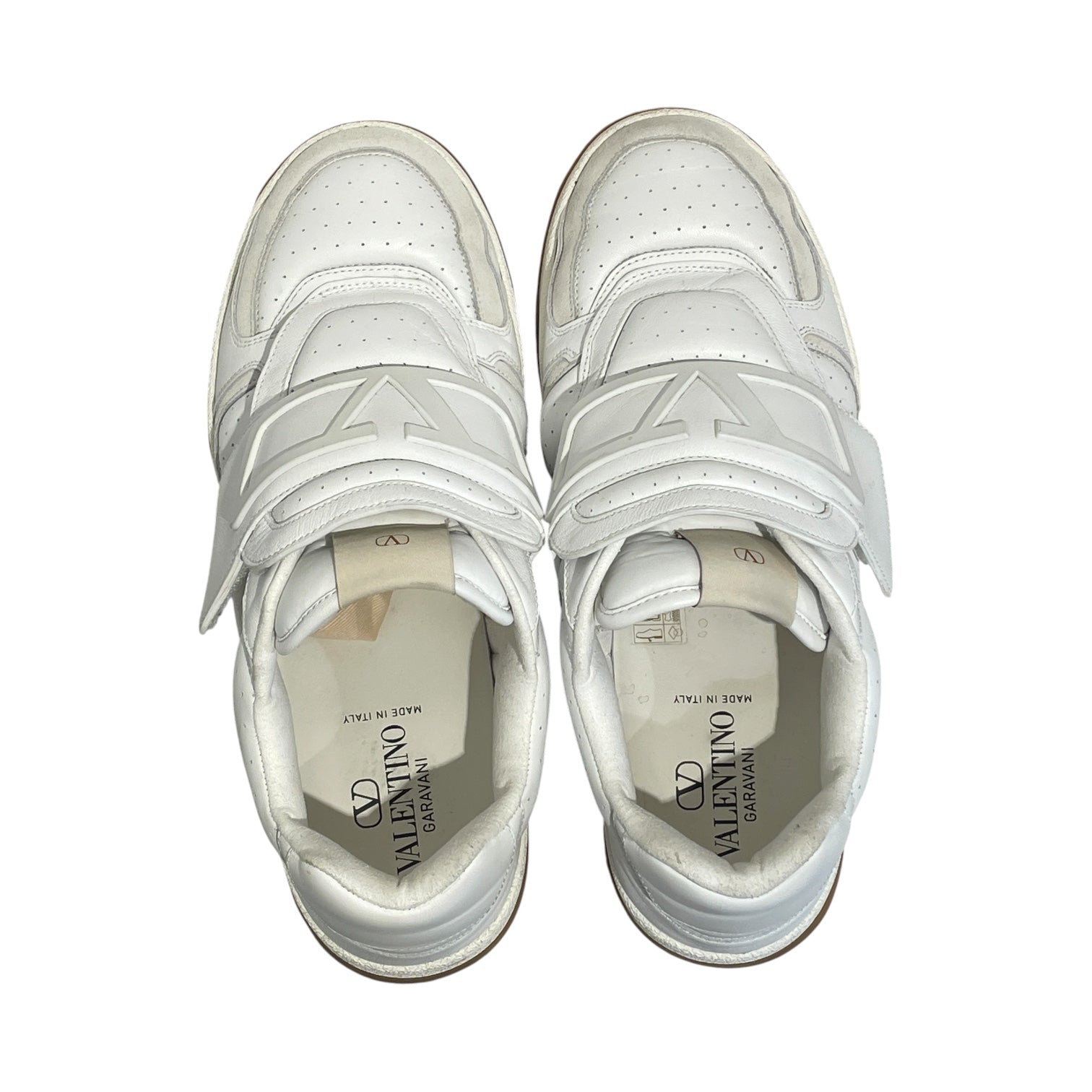 VALENTINO GARAVANI/Low-Sneakers/EU 43.5/Leather/WHT/Joie De Jouer Strap view 3