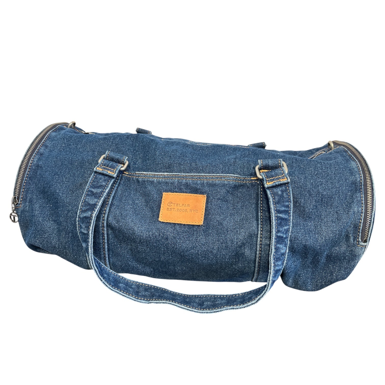 Telfar/Bag/Denim/NVY/duffel bag view 1