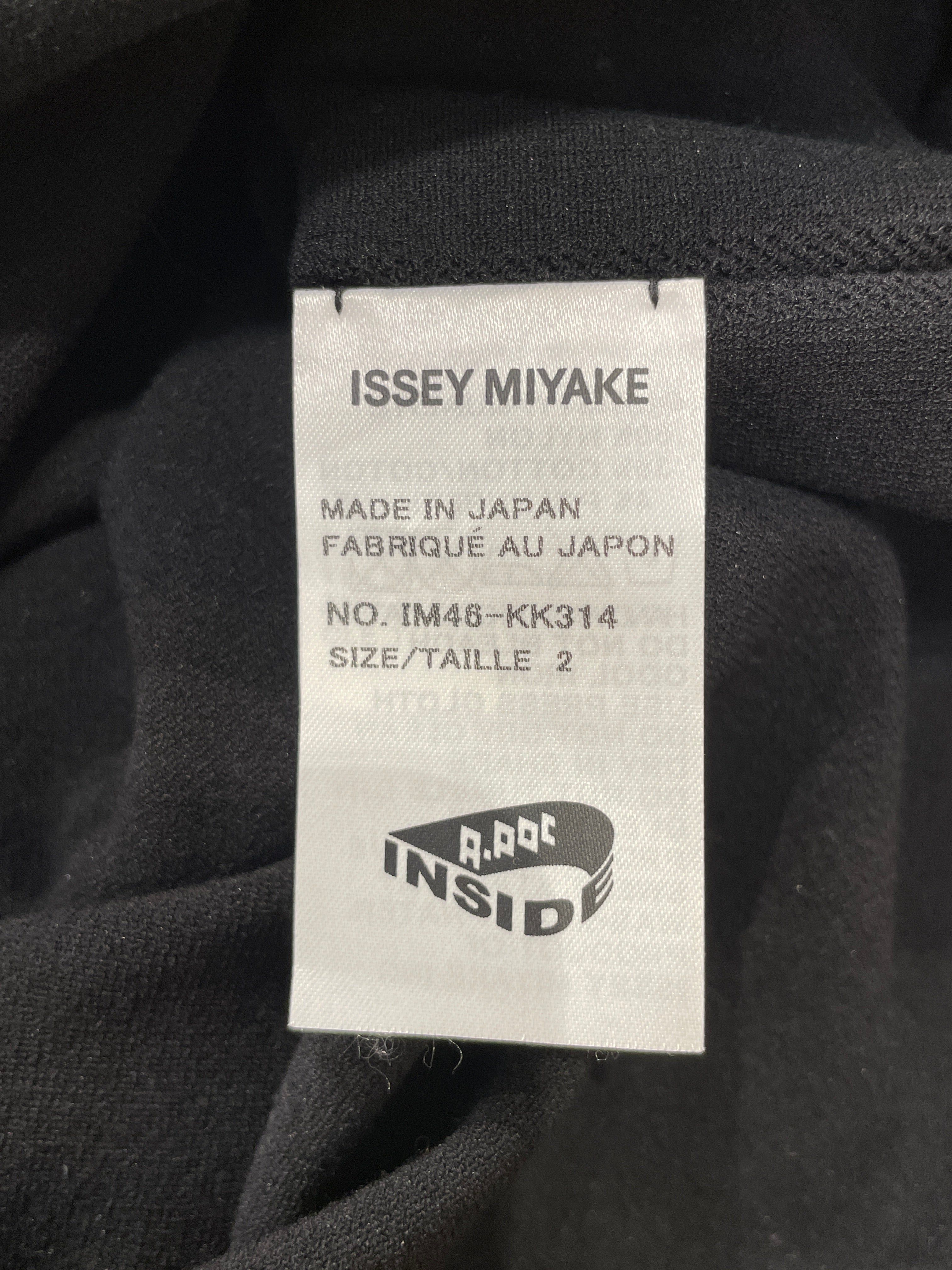 ISSEY MIYAKE/T-Shirt/2/Cotton/BLK/NET view 3