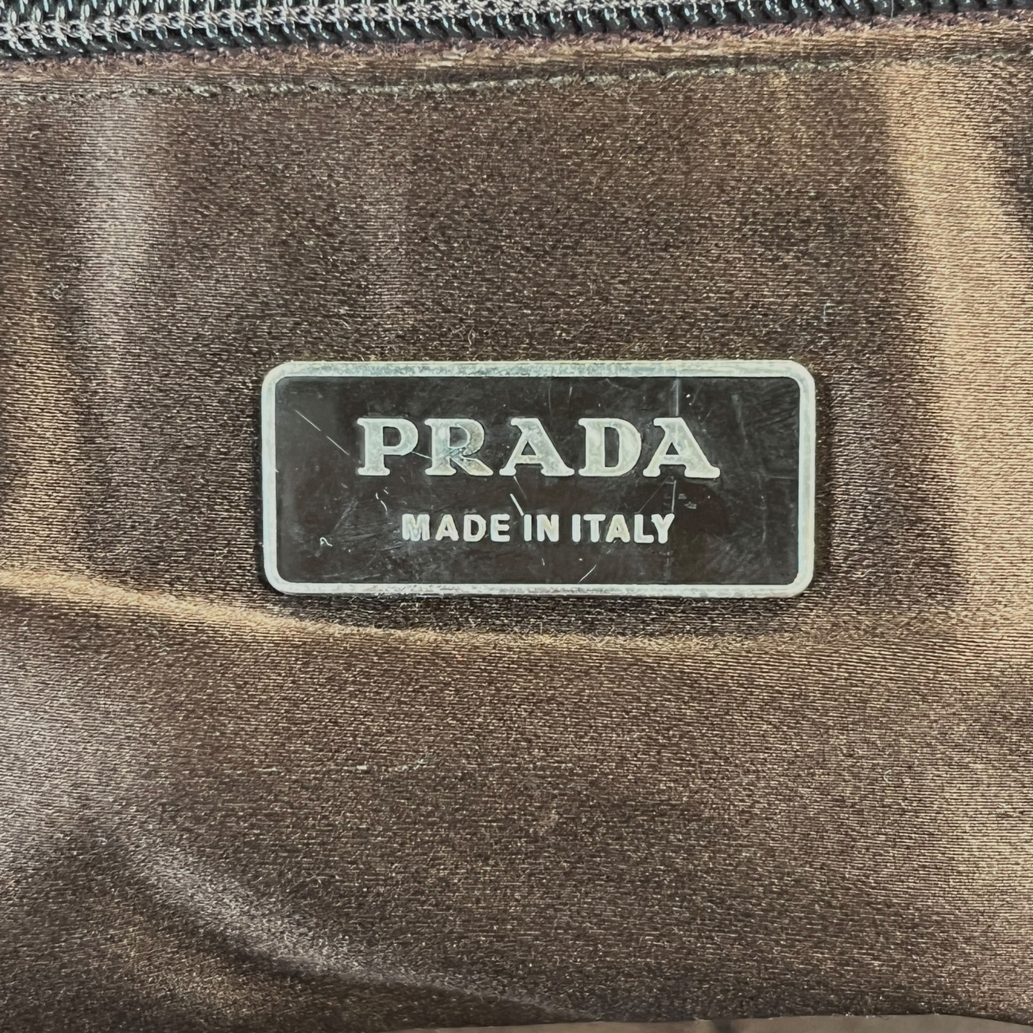 PRADA/Boston Bag/Cotton/BRW/CANAPA BOWLER BAG view 5