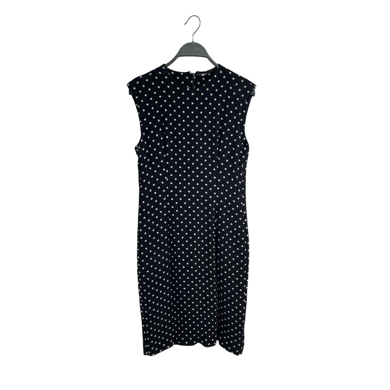 Haider Ackermann/SL Dress/38/Polka dot/Silk/BLK/straight dress mini shoulders view 1
