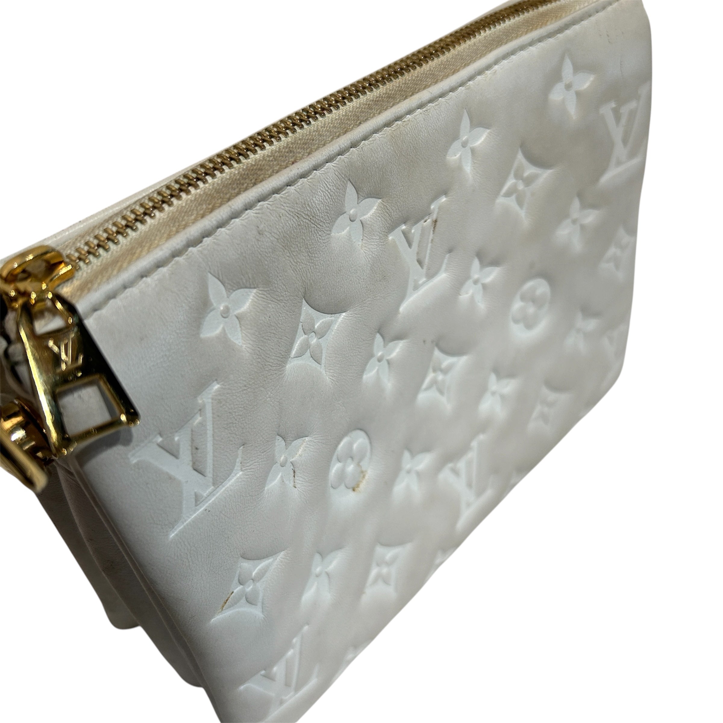 LOUIS VUITTON/Bag/Monogram/Lambskin/WHT/BB Embossed Shoulder Bag view 6