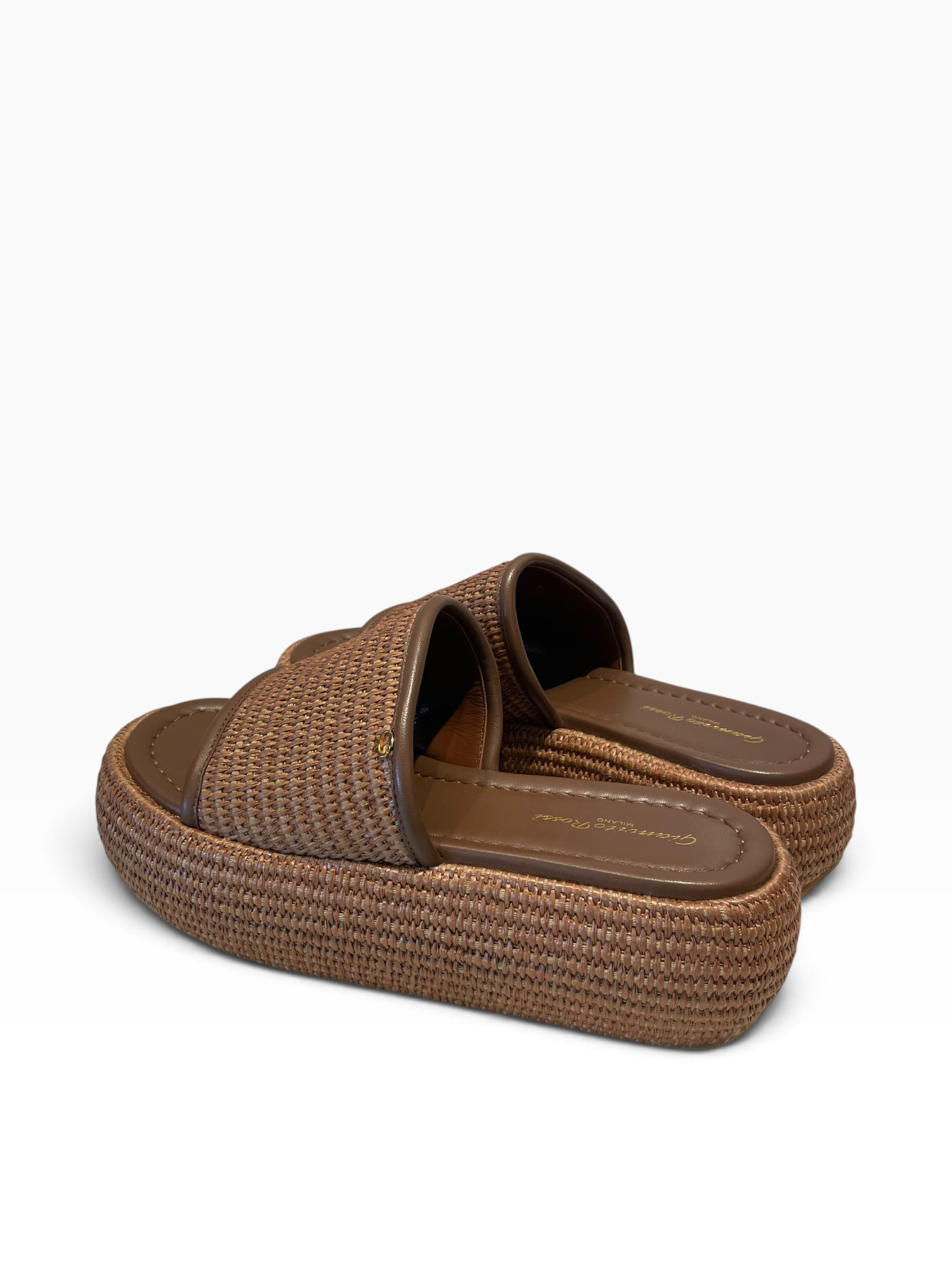 Gianvito Rossi/Sandals/EU 40/BRW/Raffia Printed Espadrilles view 1