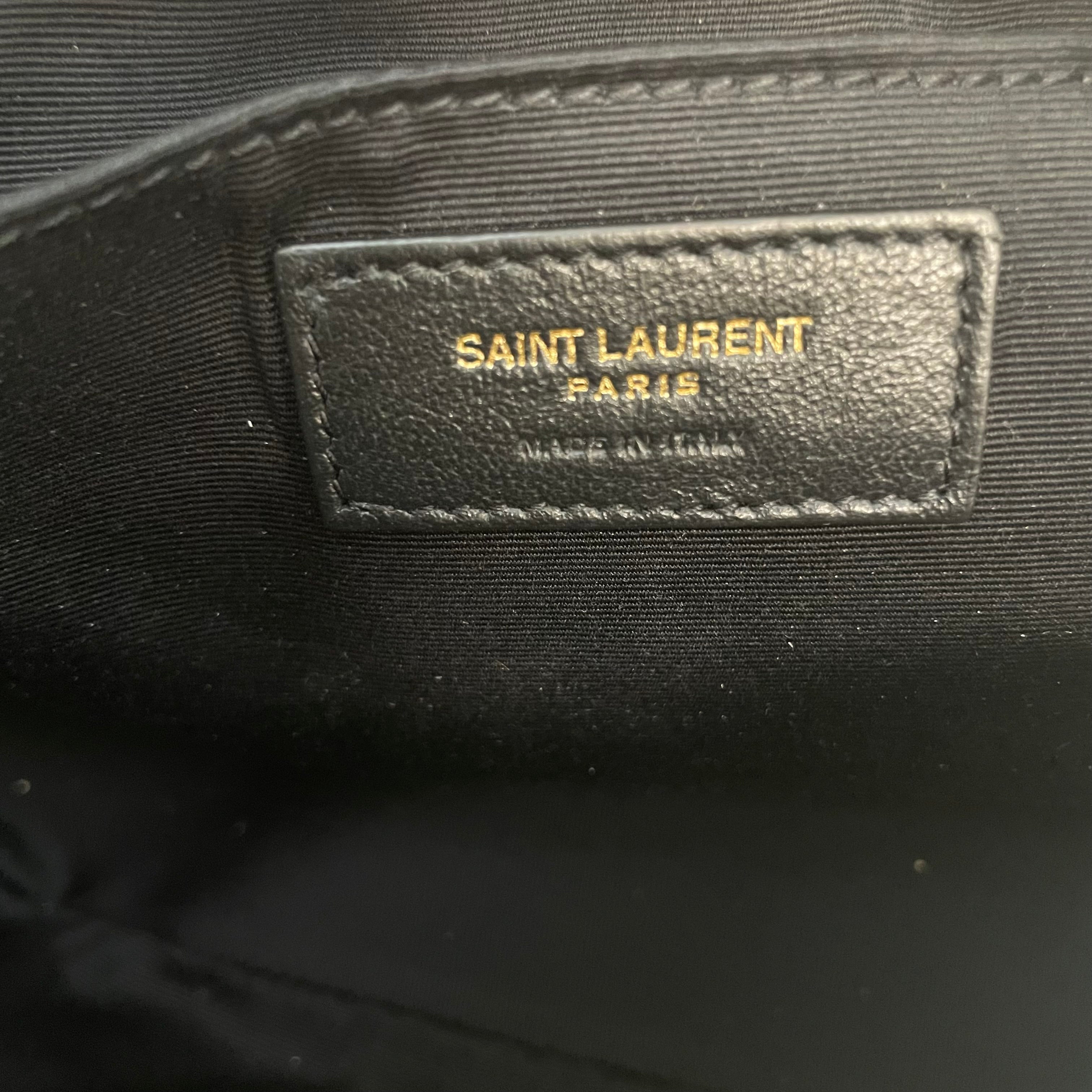 SAINT LAURENT/Cross Body Bag/Leather/WHT/camera lou/gld hardware view 4