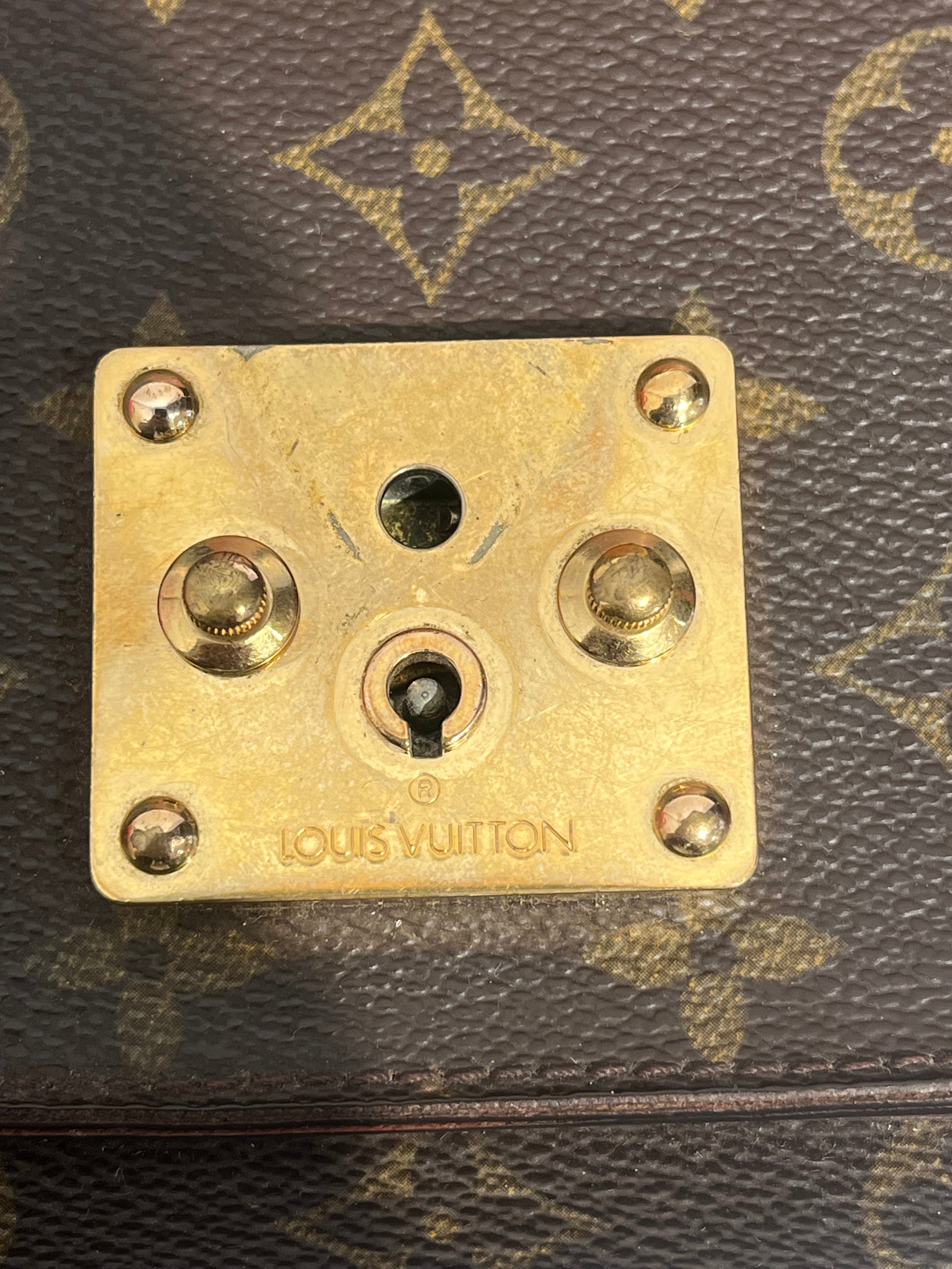 LOUIS VUITTON/Hand Bag/Monogram/Leather/BRW/BUCKLE/ TOP HANDLE view 6