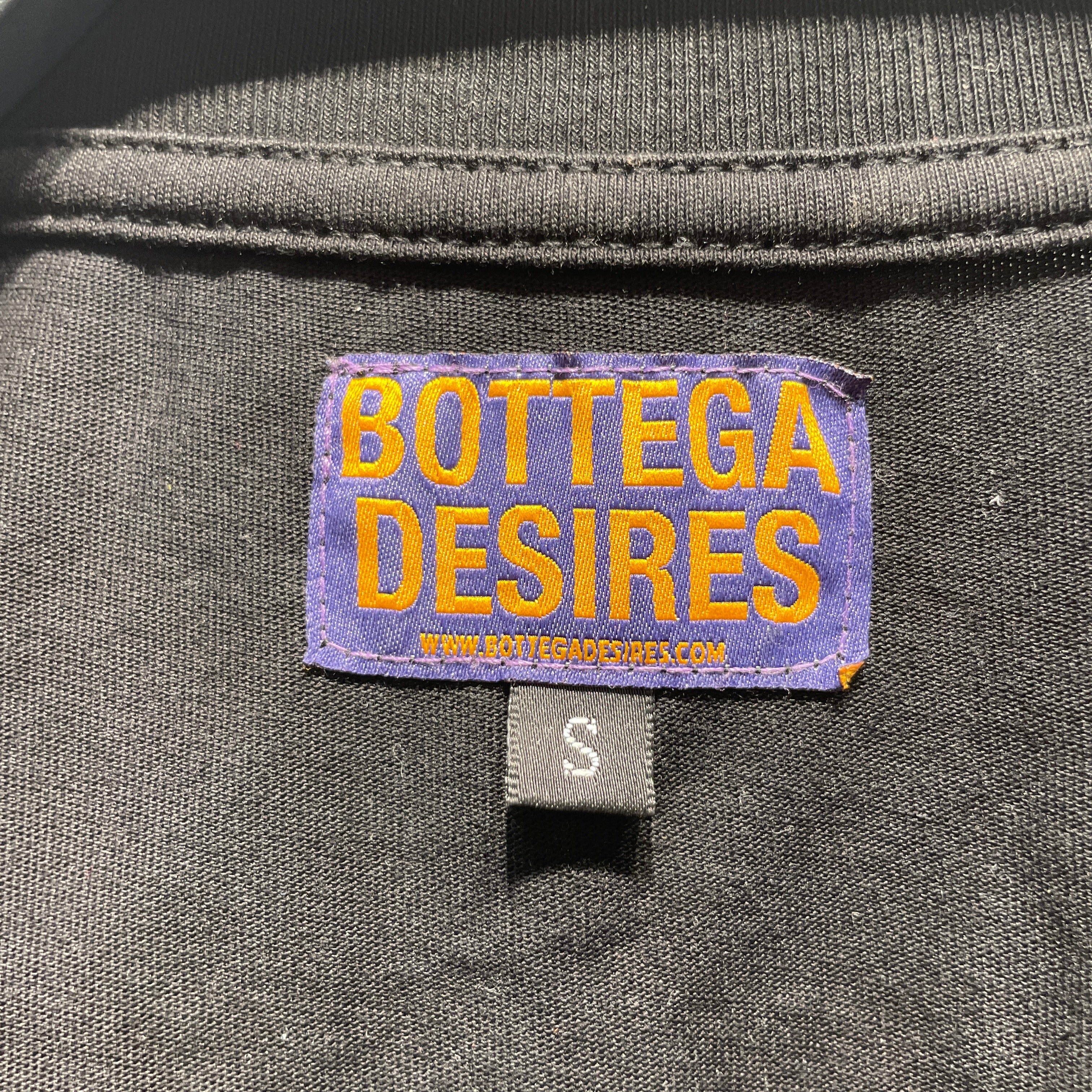 BOTTEGA DESIRES/LS T-Shirt/S/Cotton/BLK/All Over Print/ view 3