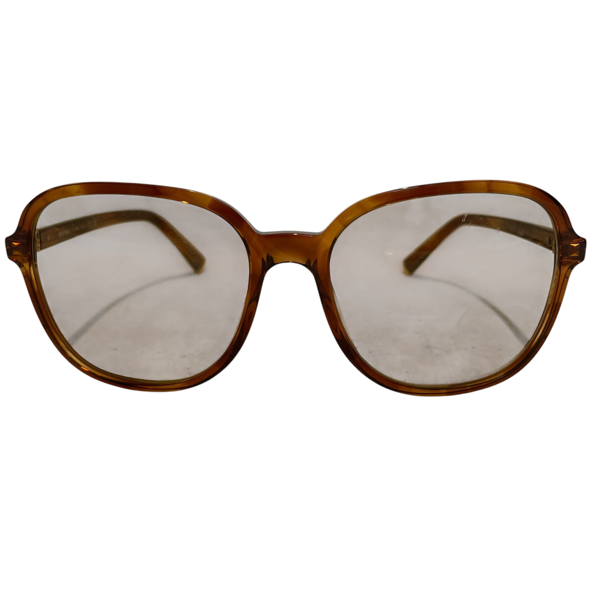 MIU MIU/Sunglasses/Plastic/BRW/L's/SMUB01/BIG FRAMES/GLD view 1