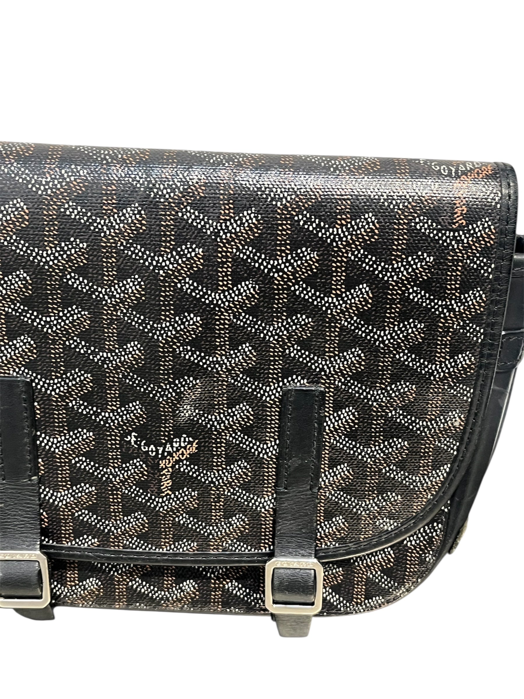 GOYARD/Bag/Monogram/Leather/BLK/BELVEDERE view 2