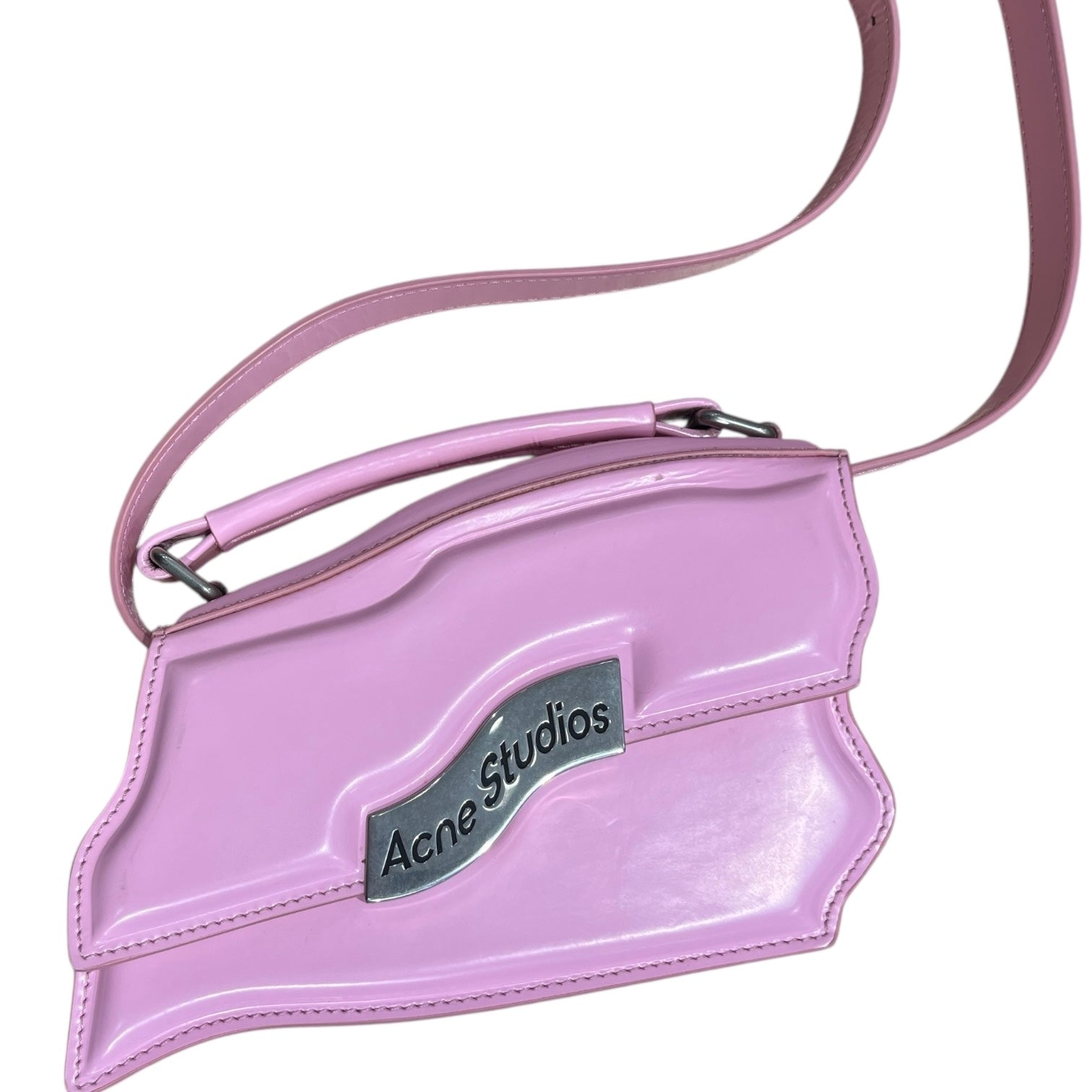Acne Studios/Cross Body Bag/Leather/PNK/DISTORTION MINI view 3