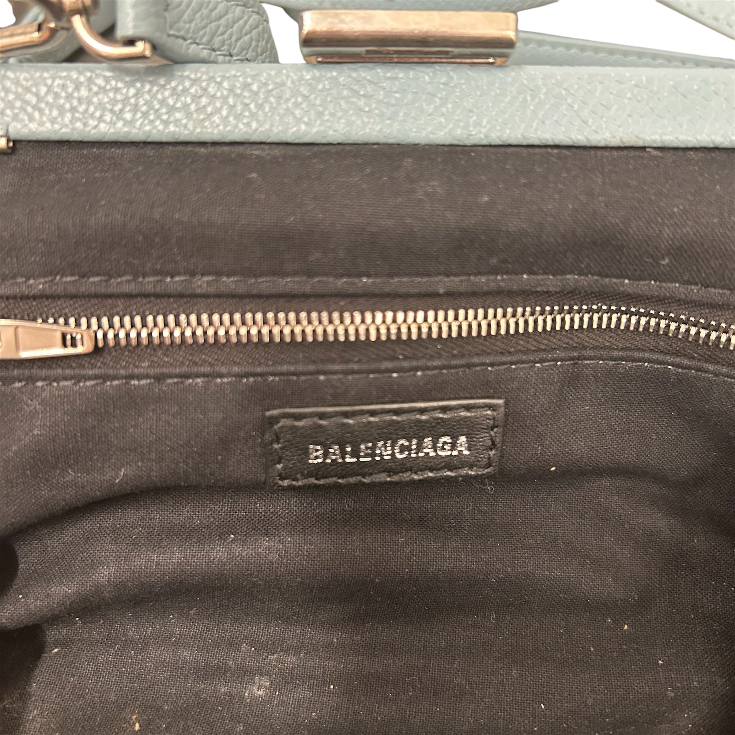 BALENCIAGA/Bag/Leather/BLU/Cloud Clutch XS view 7