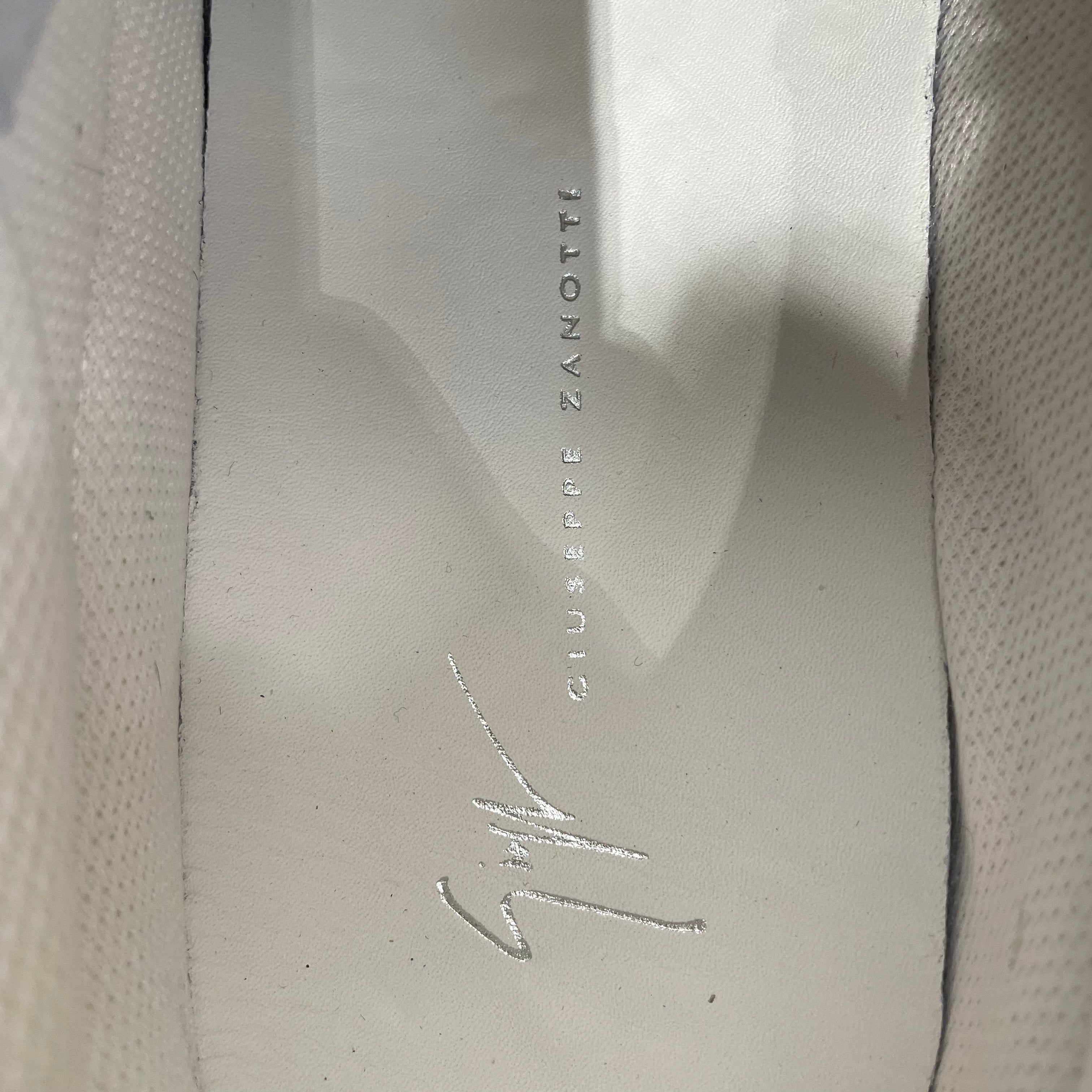Giuseppe Zanotti/Low-Sneakers/EU 44/Leather/WHT/Gz/94 Calf Hair view 3