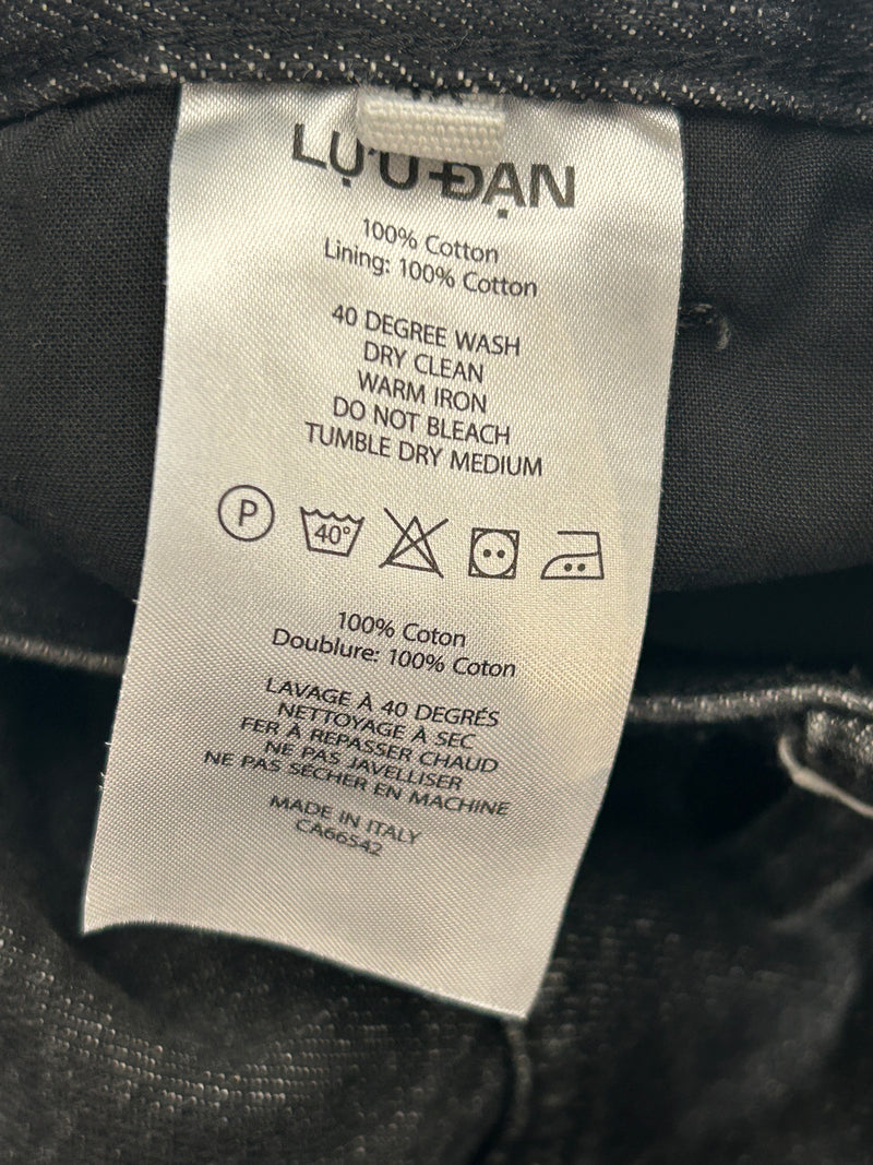 Luu Dan/Pants/30/Denim/BLK/Double Layer Jeans