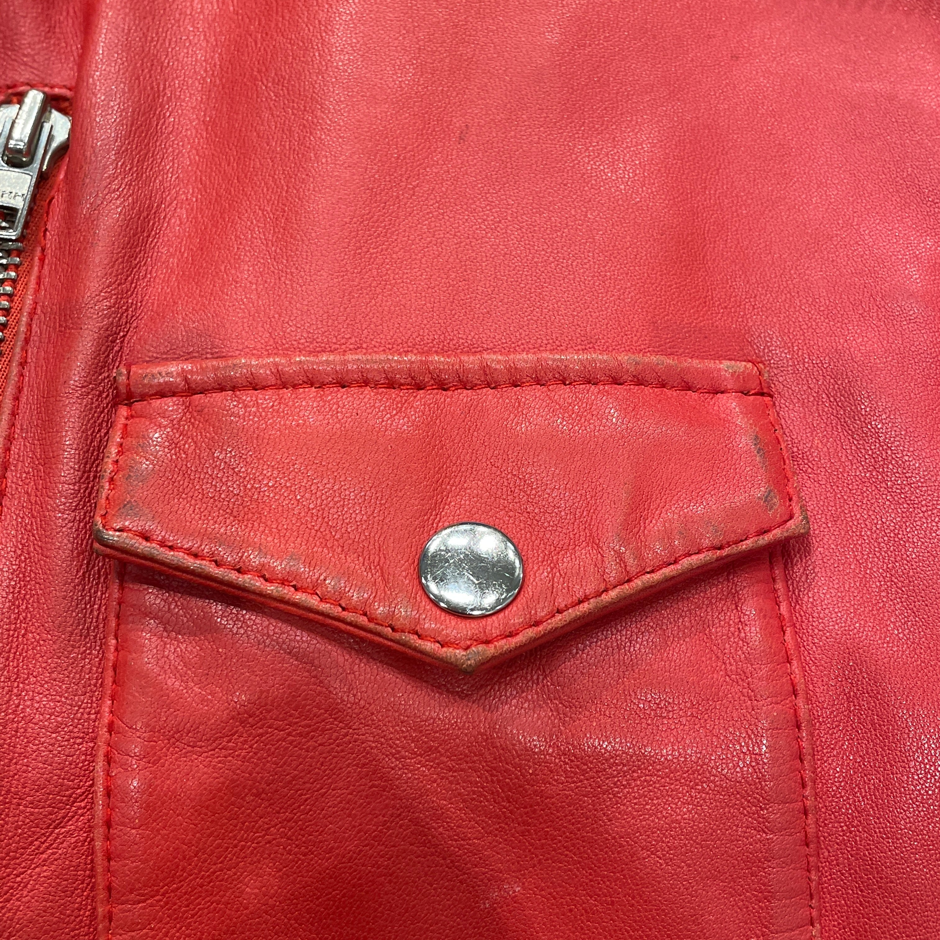 sandro/Leather Moto Jkt/1 view 7