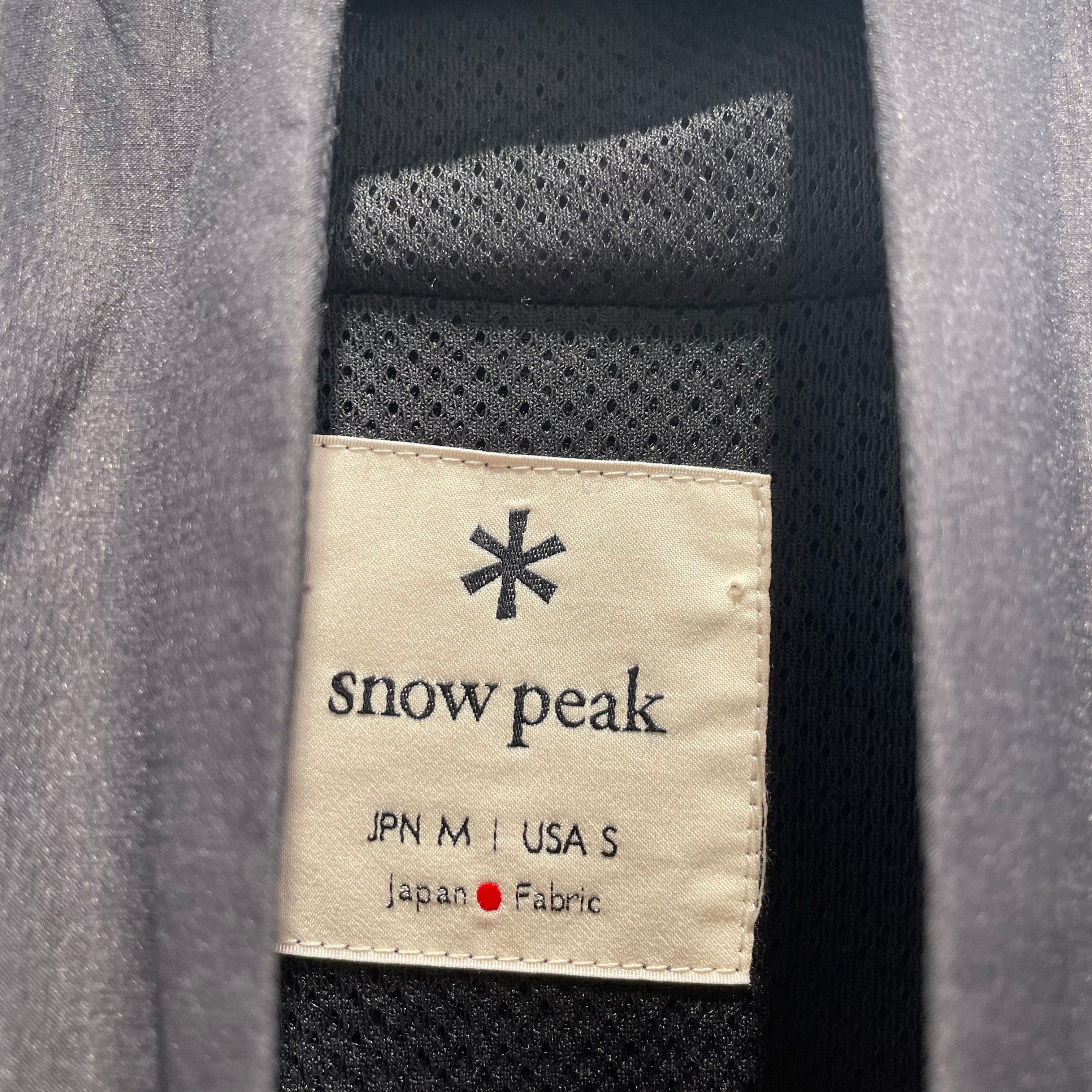 snow peak/Windbreaker/S/Cotton/BLK/jk-19su001 view 3