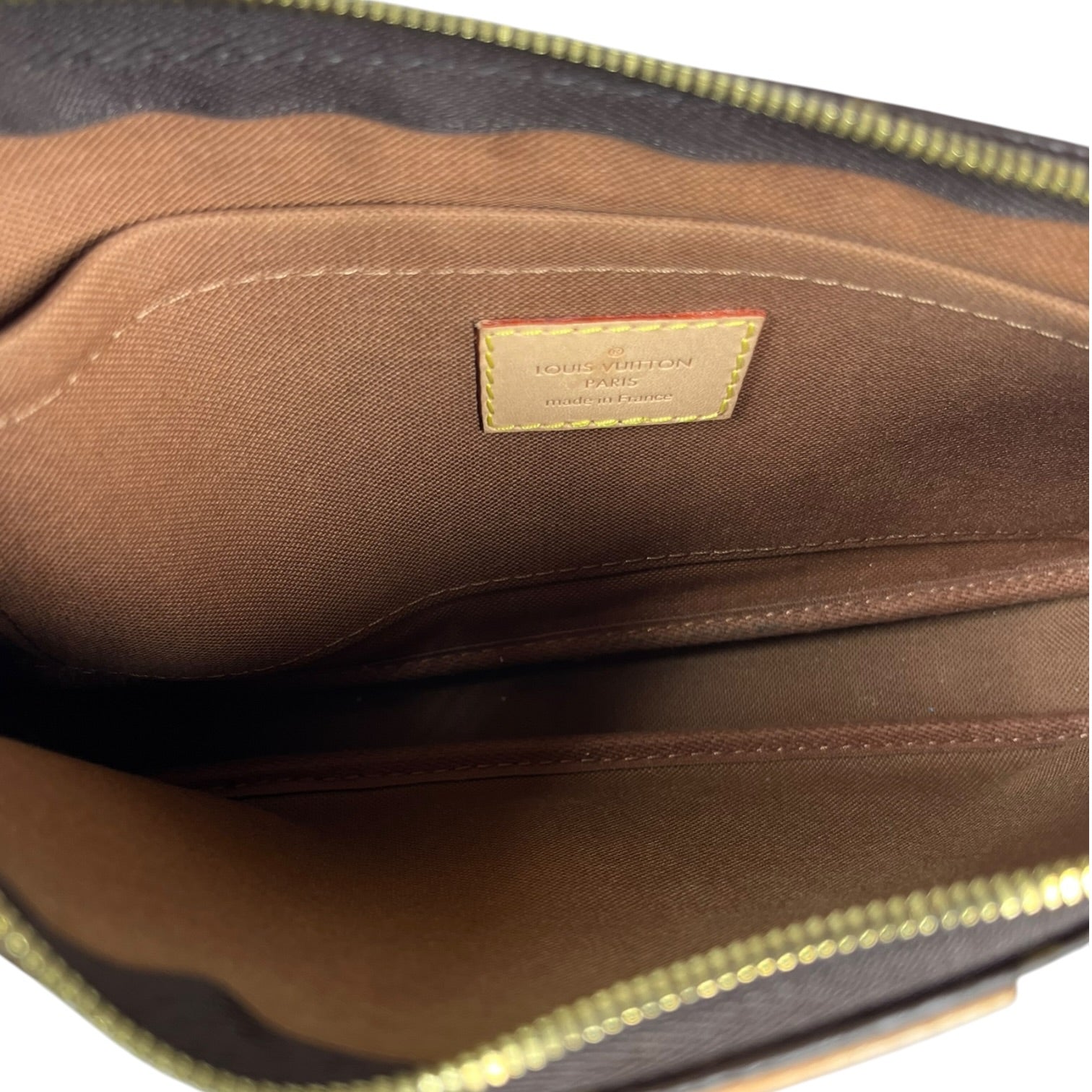 LOUIS VUITTON/Cross Body Bag/Monogram/Leather/BRW/Pochette Crossbody Bag view 6