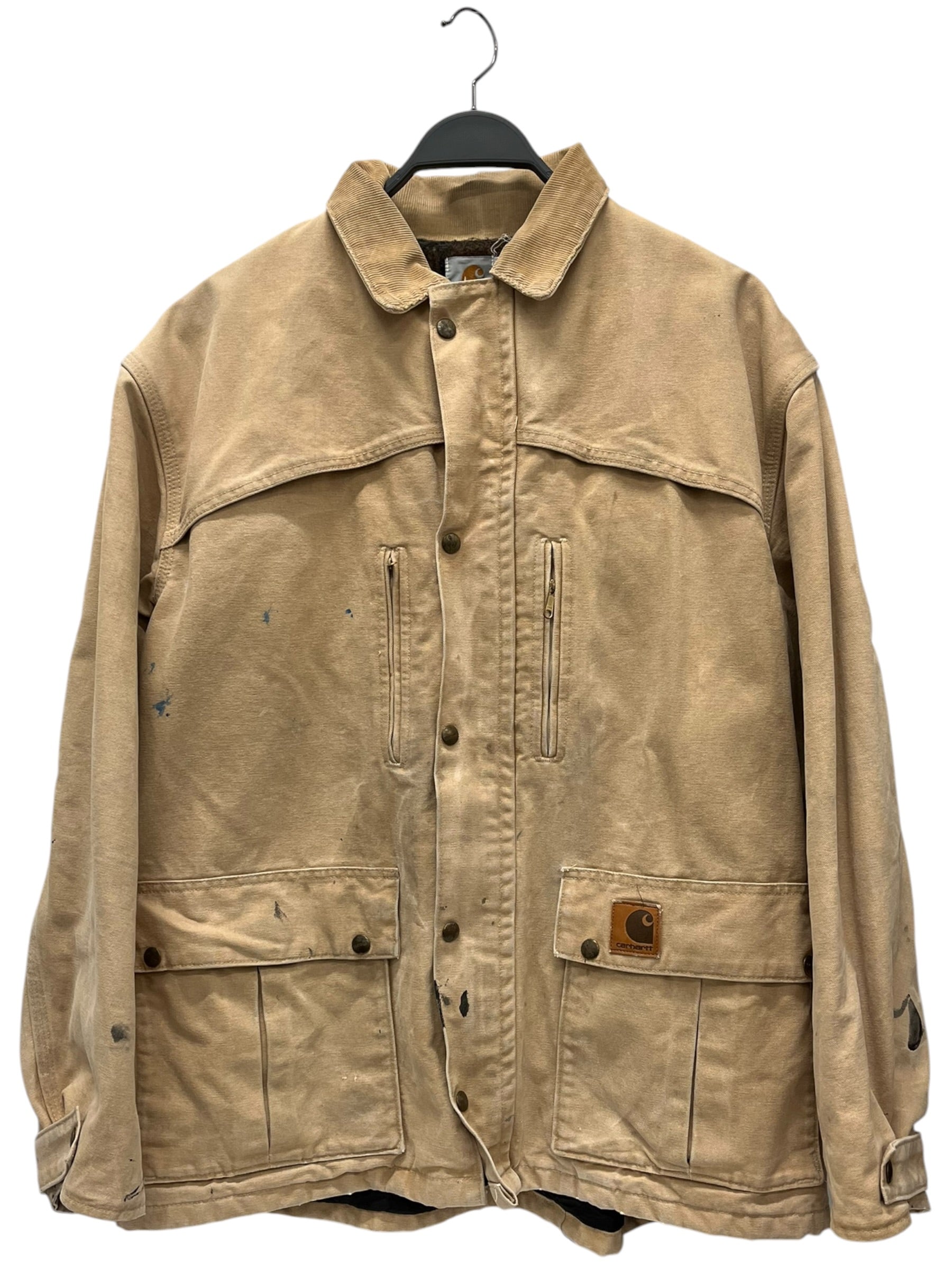 Carhartt/Deck Jkt/L/Cotton/CML/UNION MADE BLANKET LINED view 1