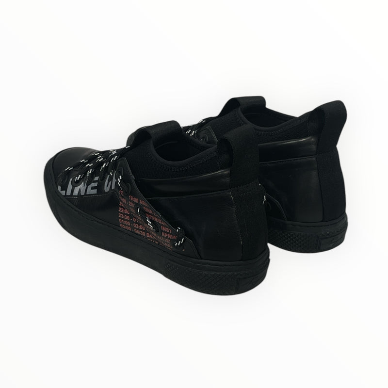 BRUNO BORDESE/Low-Sneakers/EU 38/Leather/BLK/Line Up