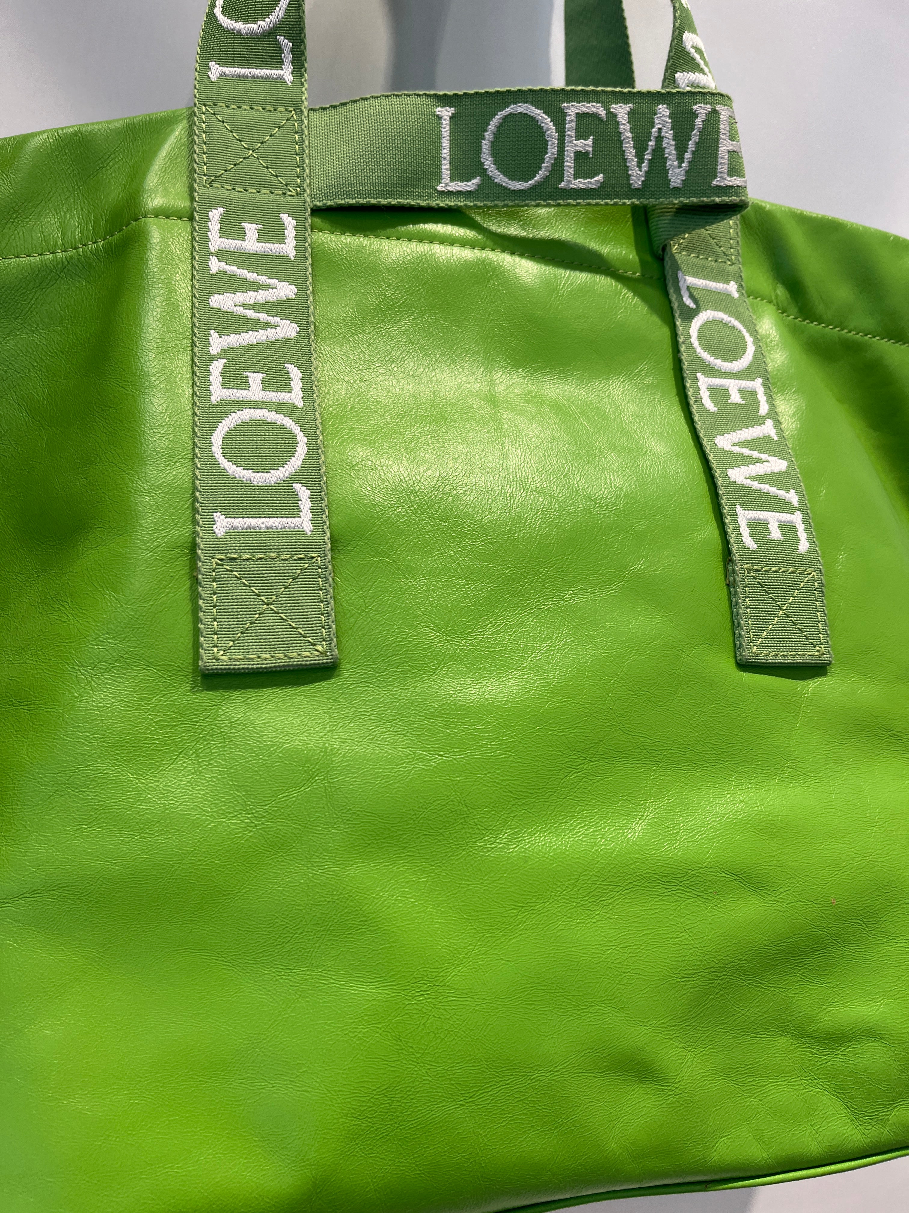 LOEWE/Tote Bag/Leather/GRN/062132 view 6