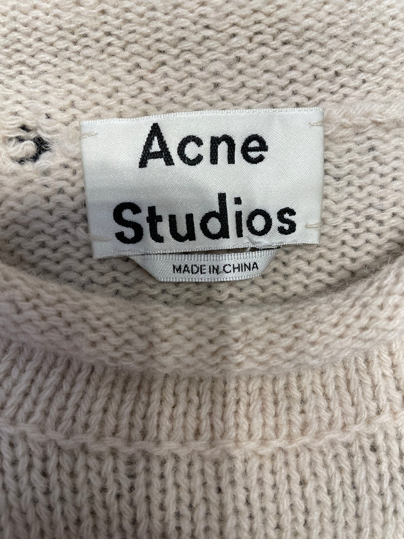 Acne Studios/Sweater/L/Wool/BEG/