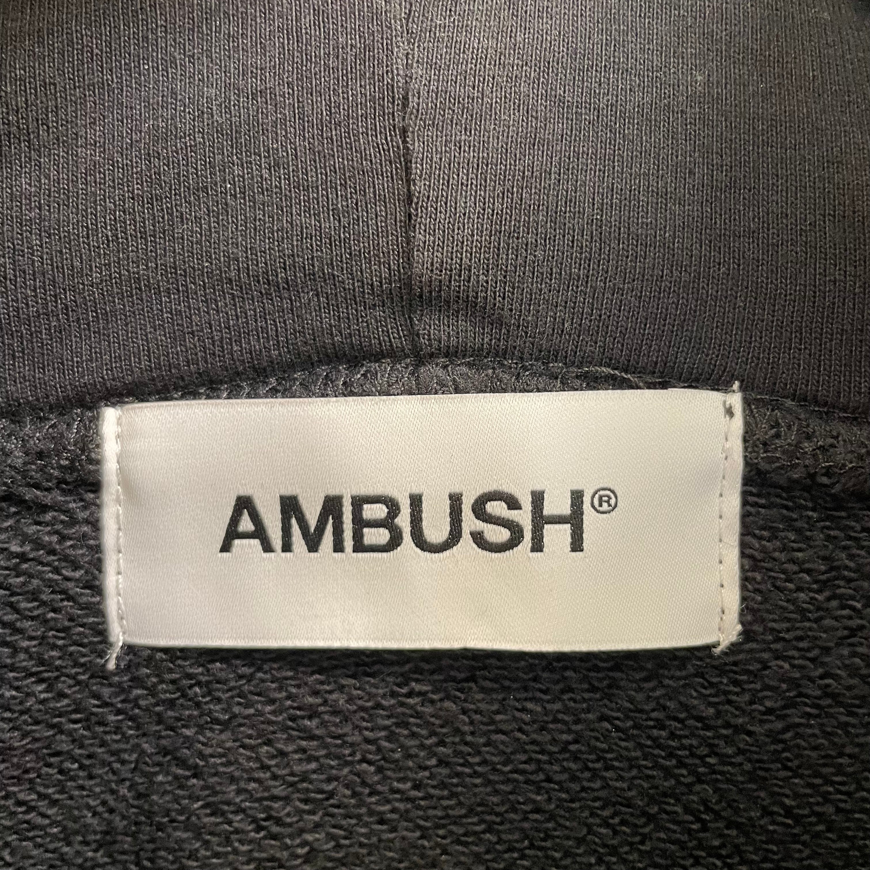 AMBUSH/Hoodie/1/Cotton/BLK/RAINBOW SHOELACE HOODIE view 4