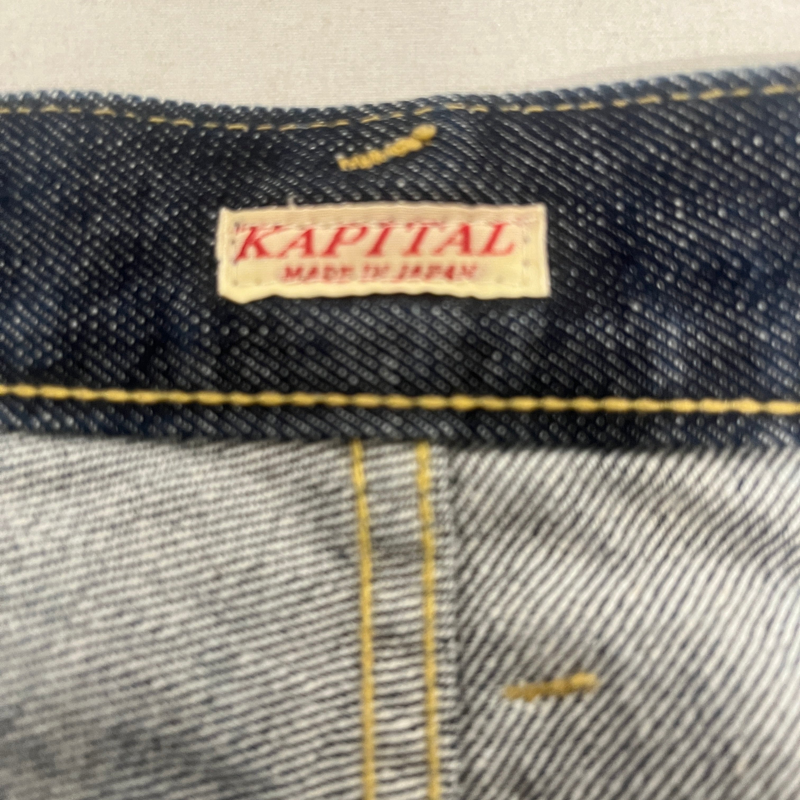 KAPITAL/Pants/3/Cotton/BLU/DENIM APPLE PANTS view 3