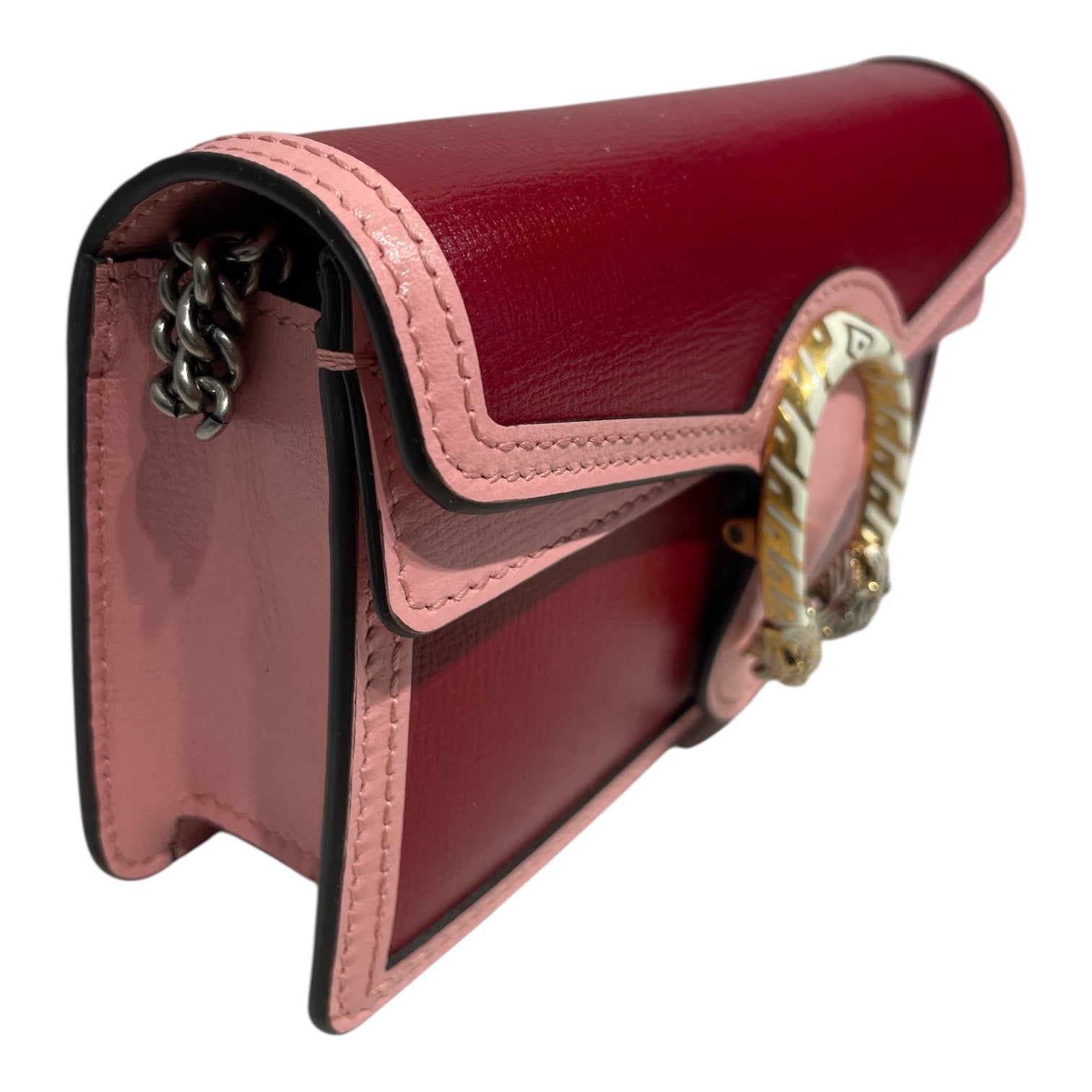 GUCCI/Bag/Leather/RED/Dionysus Super Mini 476432-214 view 6