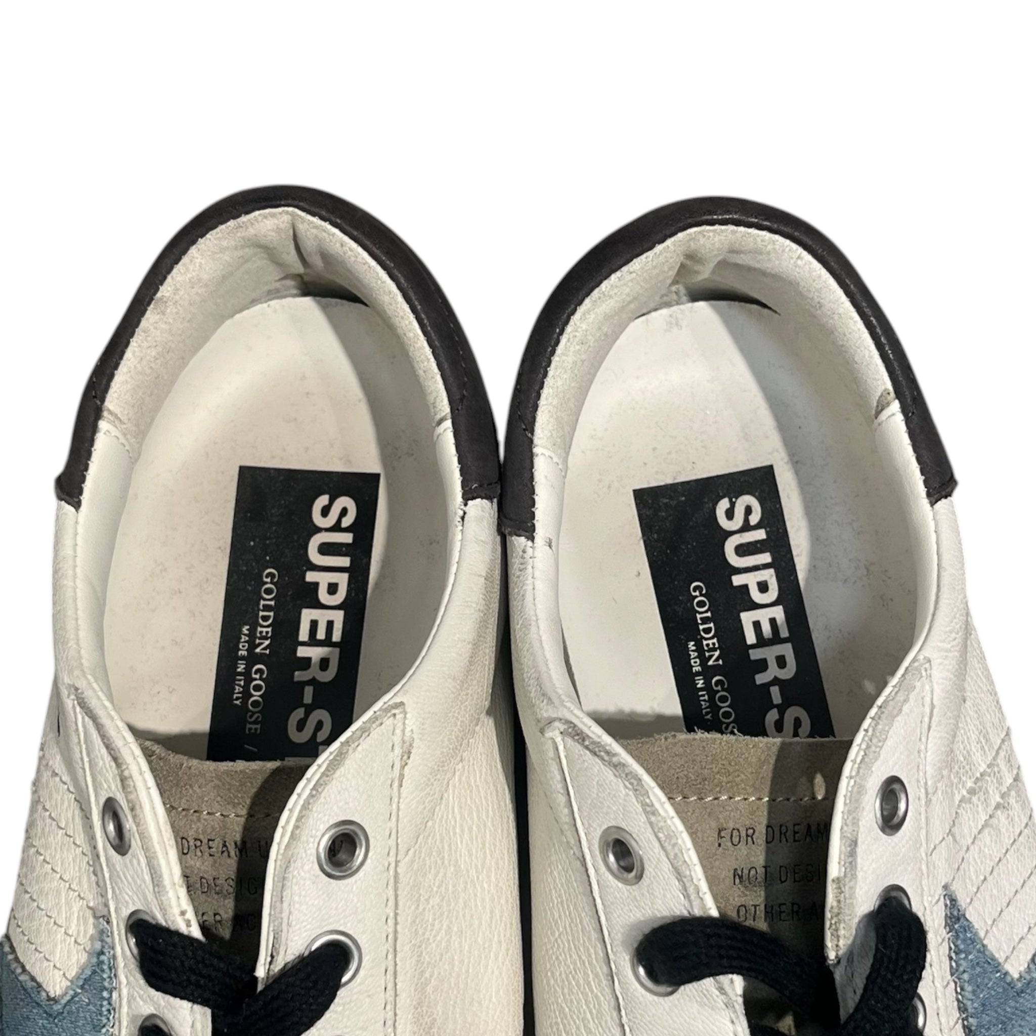 GOLDEN GOOSE/Low-Sneakers/Leather/WHT/SUPERSTAR LEATHER LOW SNEAKERS view 5