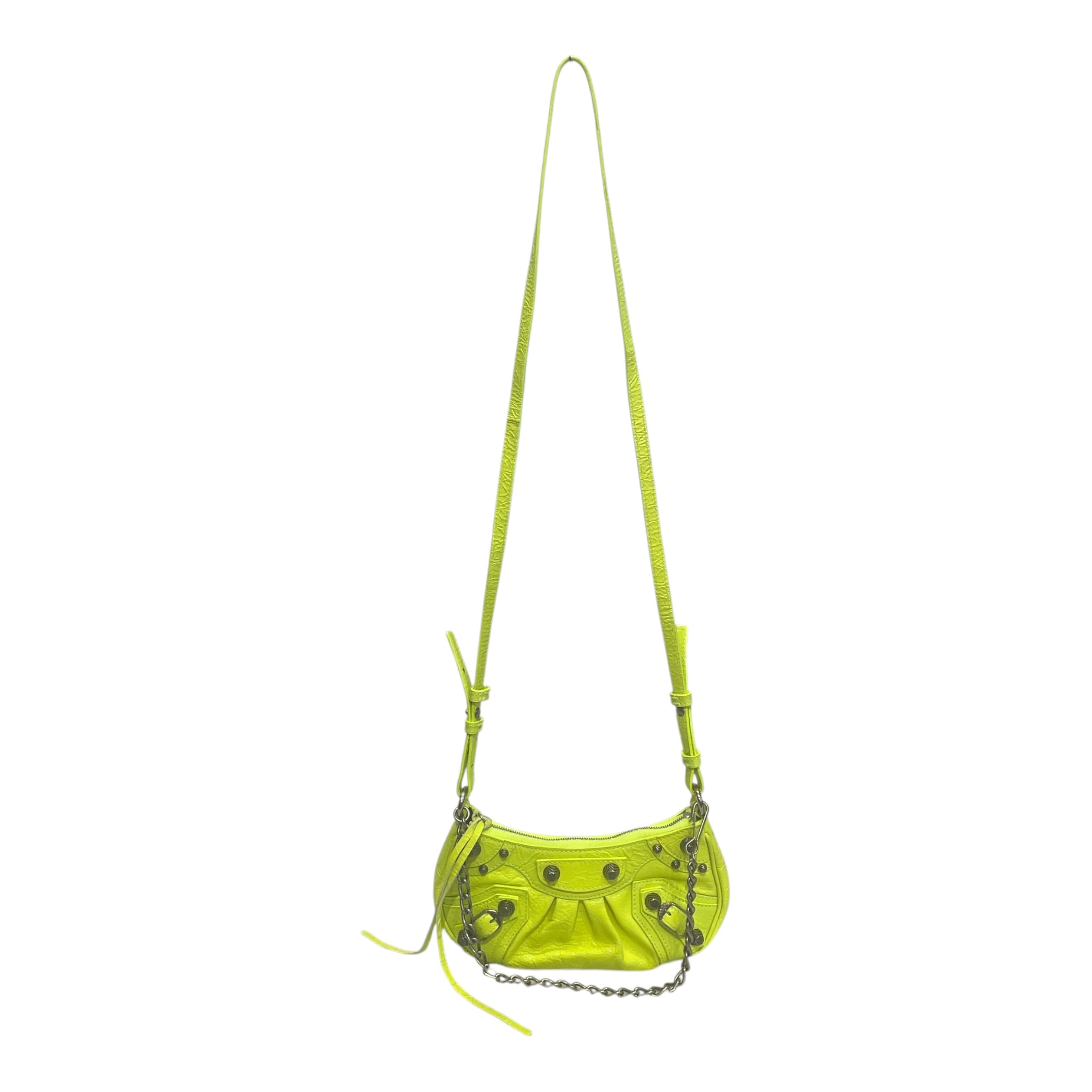 BALENCIAGA/Bag/Lambskin/YEL/LE CAGOLE MINI view 1