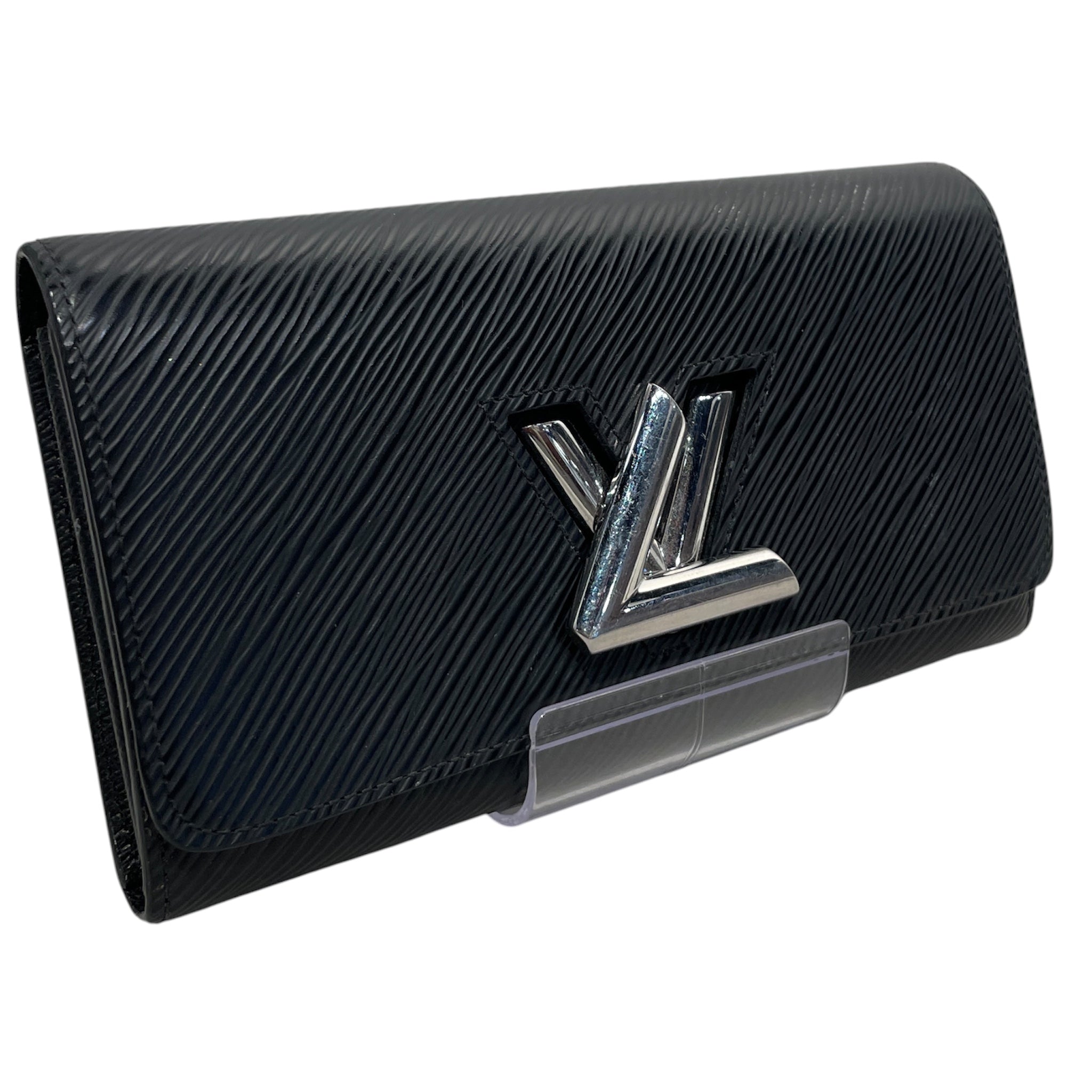 LOUIS VUITTON/Long Wallet/Leather/BLK/EPI LEATHER TWIST WALLET