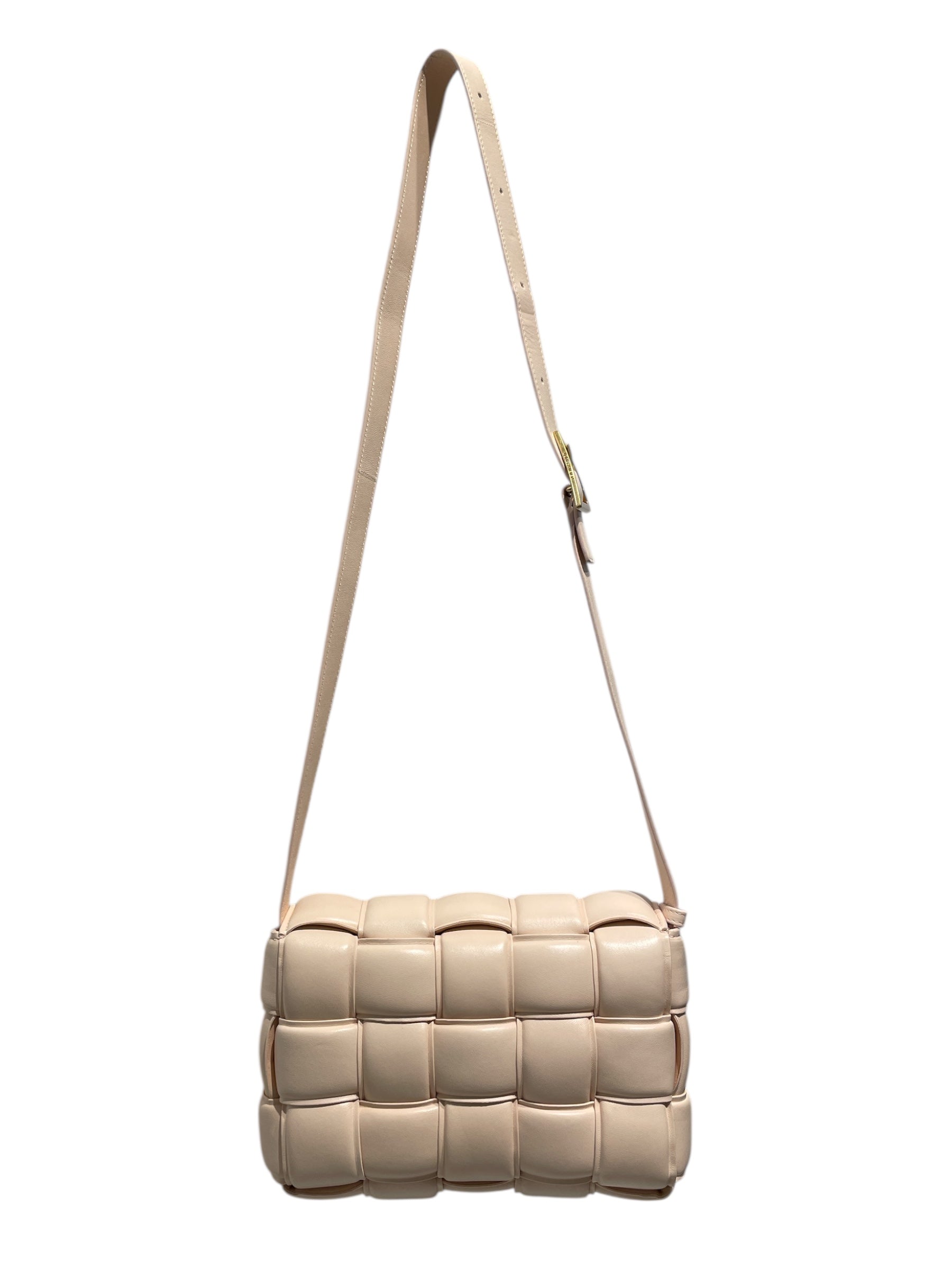 BOTTEGA VENETA/Cross Body Bag/Leather/PNK/Padded Cassette view 2